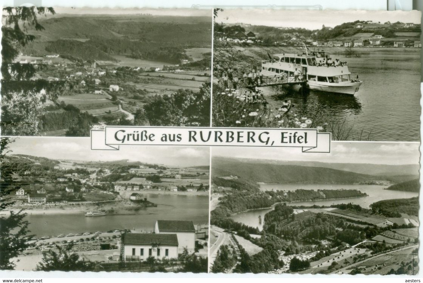 Grüsse Aus Rurberg, Eifel; Mehrbildkarte - Nicht Gelaufen. (E. Justra - Heimbach) - Simmerath