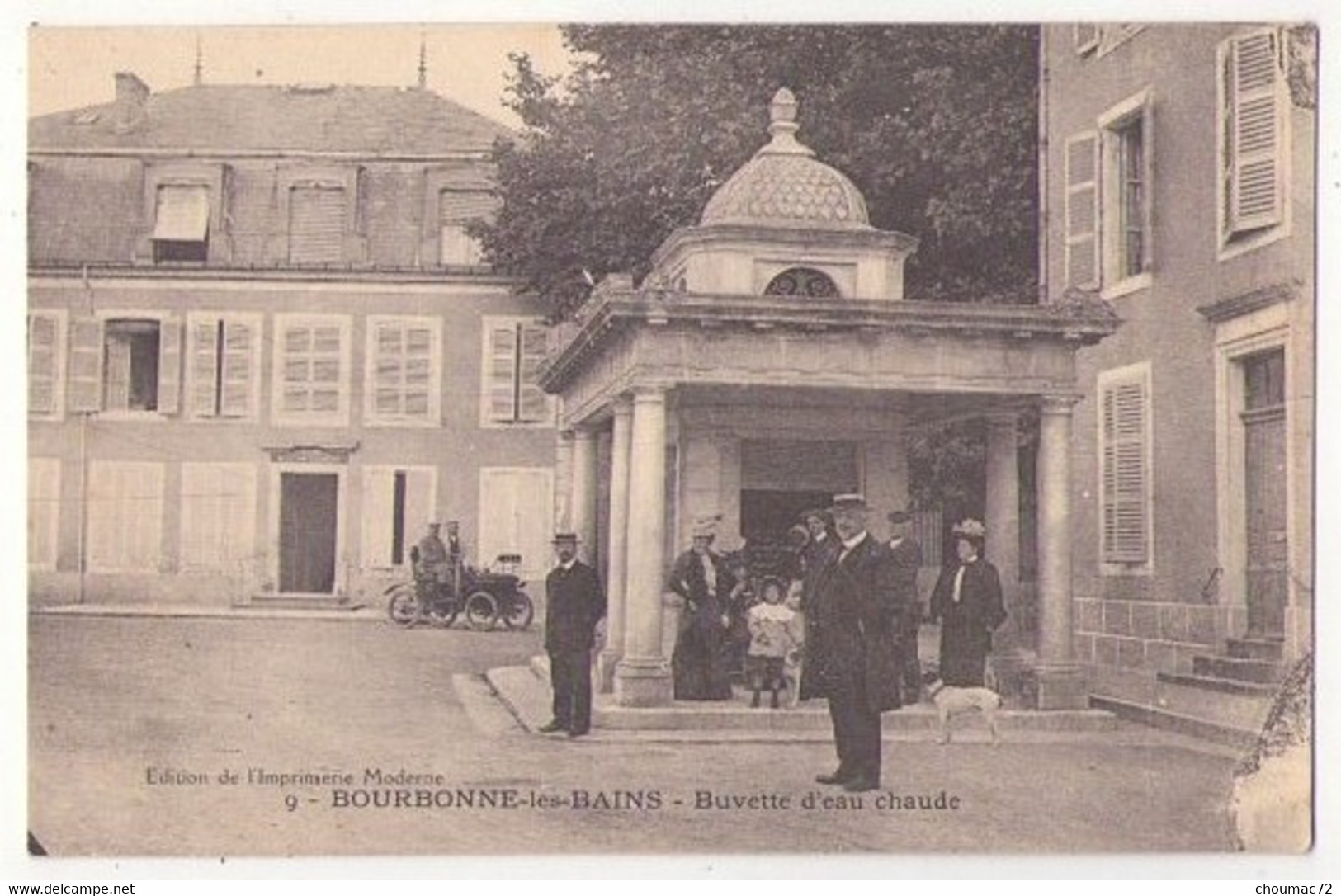 (52) 136, Bourbonne Les Bains, Imprimerie Moderne 9, Buvette D'Eau Chaude - Bourbonne Les Bains
