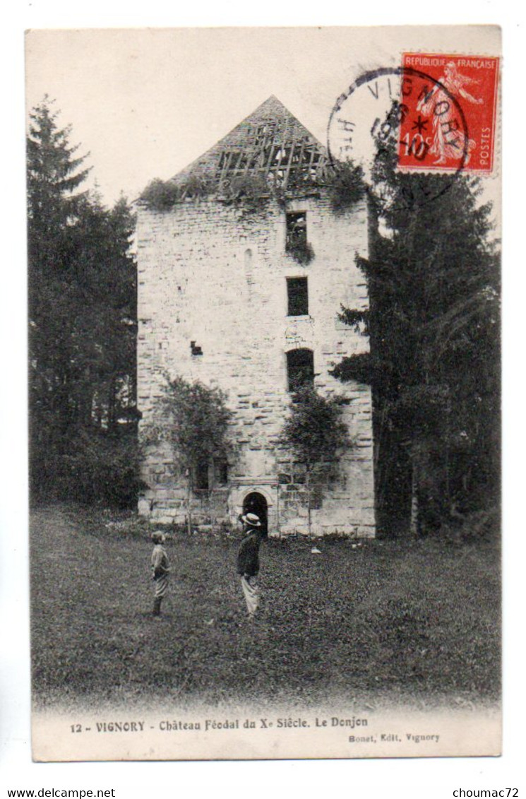 (52) 301, Vignory, Bonet 12, Château Féodal, Le Donjon - Vignory