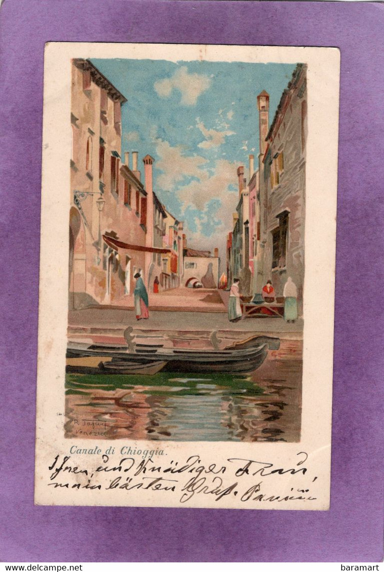 Canale Di Chioggia Illustratore : Raffaele Tafuri - Chioggia