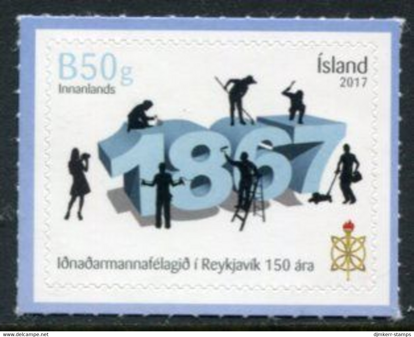 ICELAND  2017 Reykjavik Handwork Union MNH / **.  Michel 1516 - Ungebraucht