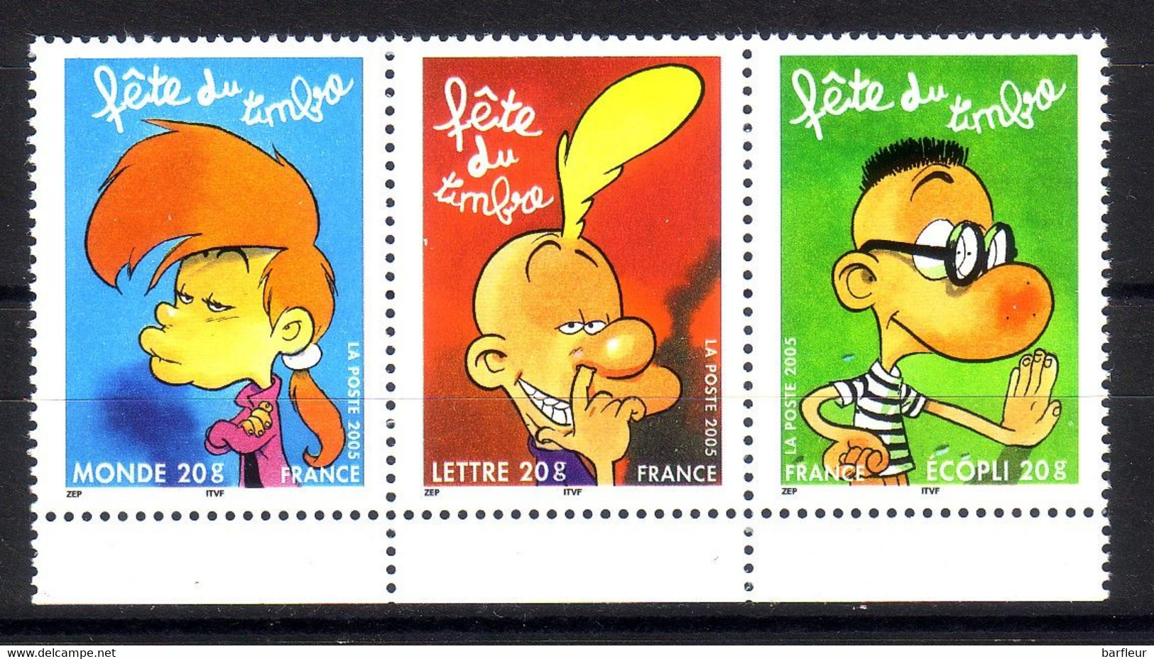 Année 2005 : Y. & T. N° T 3751 A : Triptyque Composé Du 3753 ** + 3751 A ** + 3752 ** - Unused Stamps