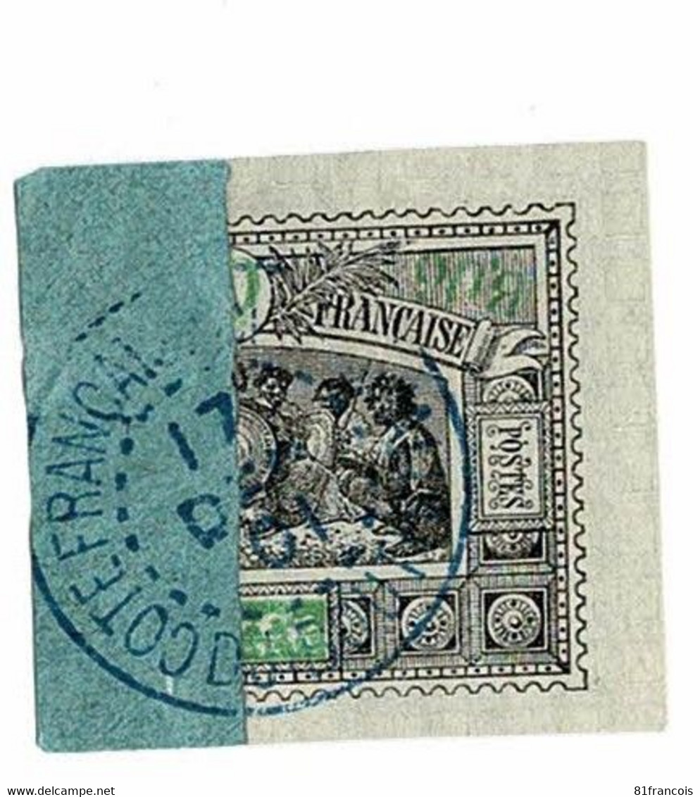 OBOCK  Fragment TB N°51b Cote 45€ - Oblitérés