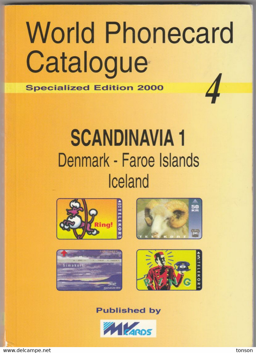 World Phonecard Catalogue -  4, Denmar, Faroe Island And Iceland, 5 Scans - Matériel