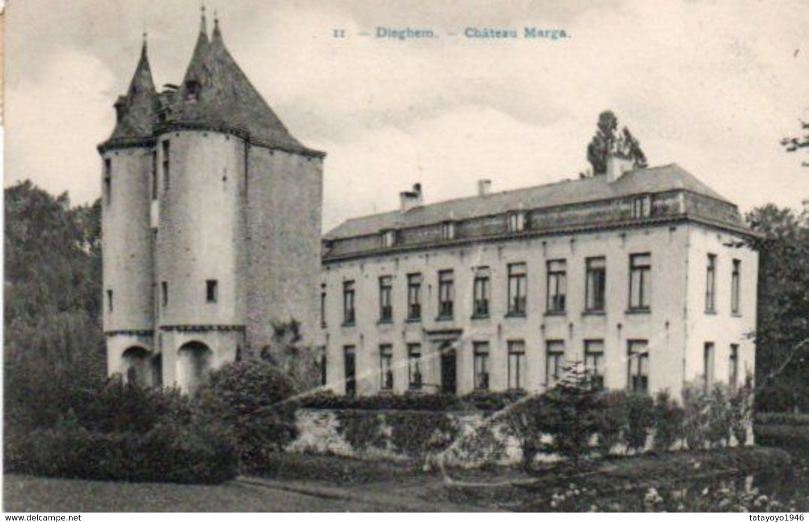 Dieghem   Chateau Marga Voyagé En 1913 - Diegem