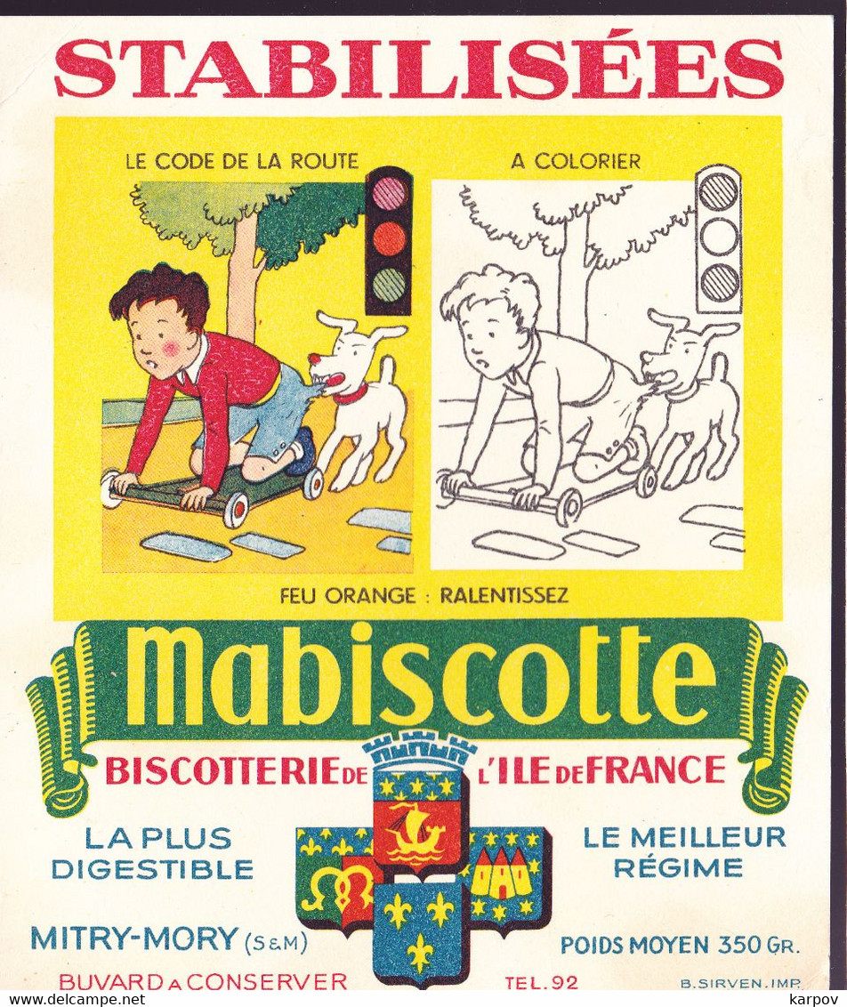 BUVARDS - MABISCOTTE - STABILISÉES - Pain D'épices