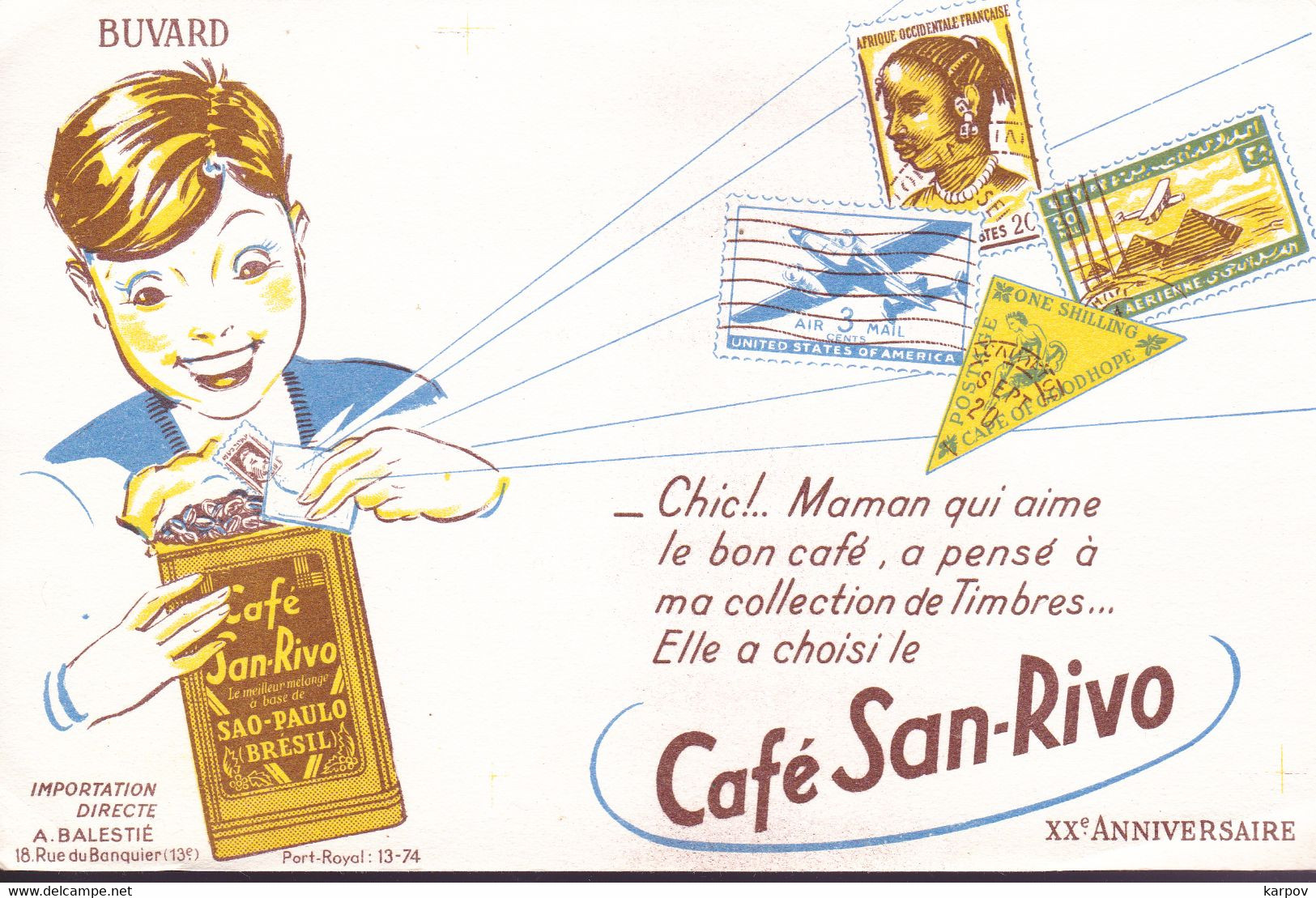 BUVARDS - CAFÉ SAN-RIVO - Café & Thé