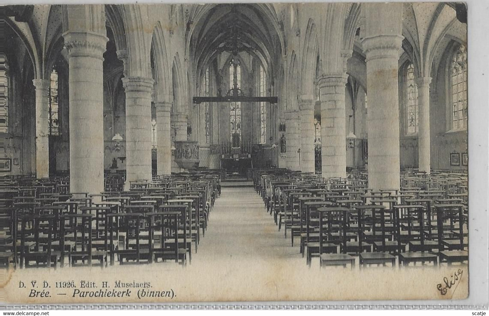 Bree.   -    Parochiekerk.   -   19000   Naar   Anvers - Bree