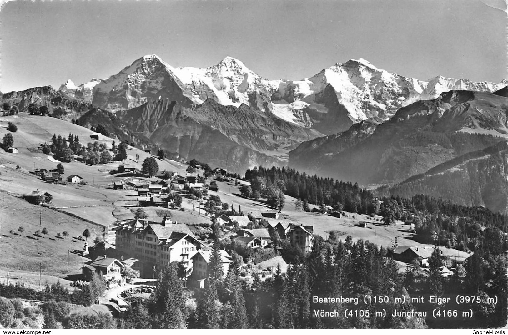 Beatenberg Mit Eiger Mönch Jungfrau - Beatenberg