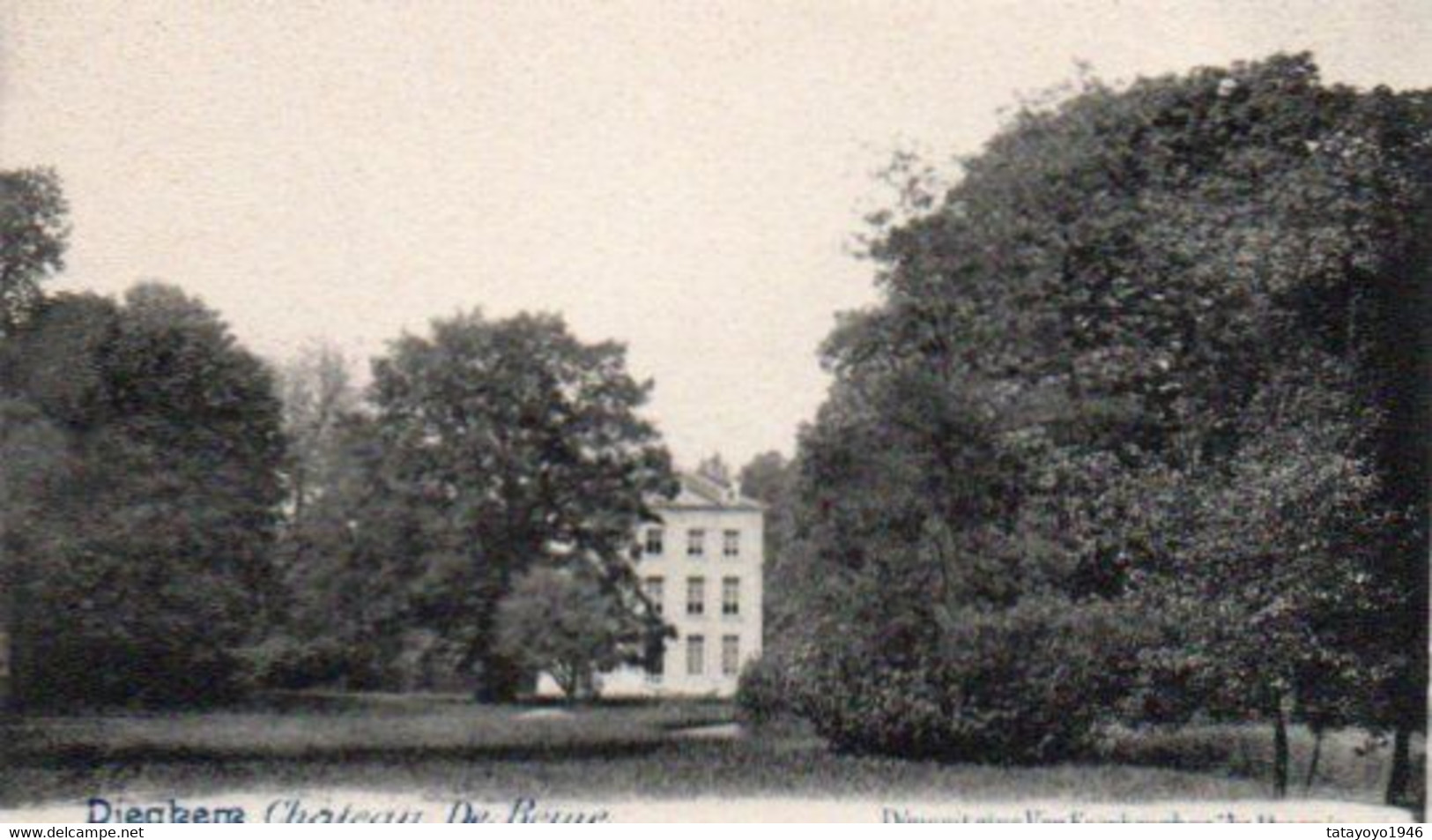 Dieghem  Chateau De Reine  Voyagé Dans Une Enveloppe - Diegem