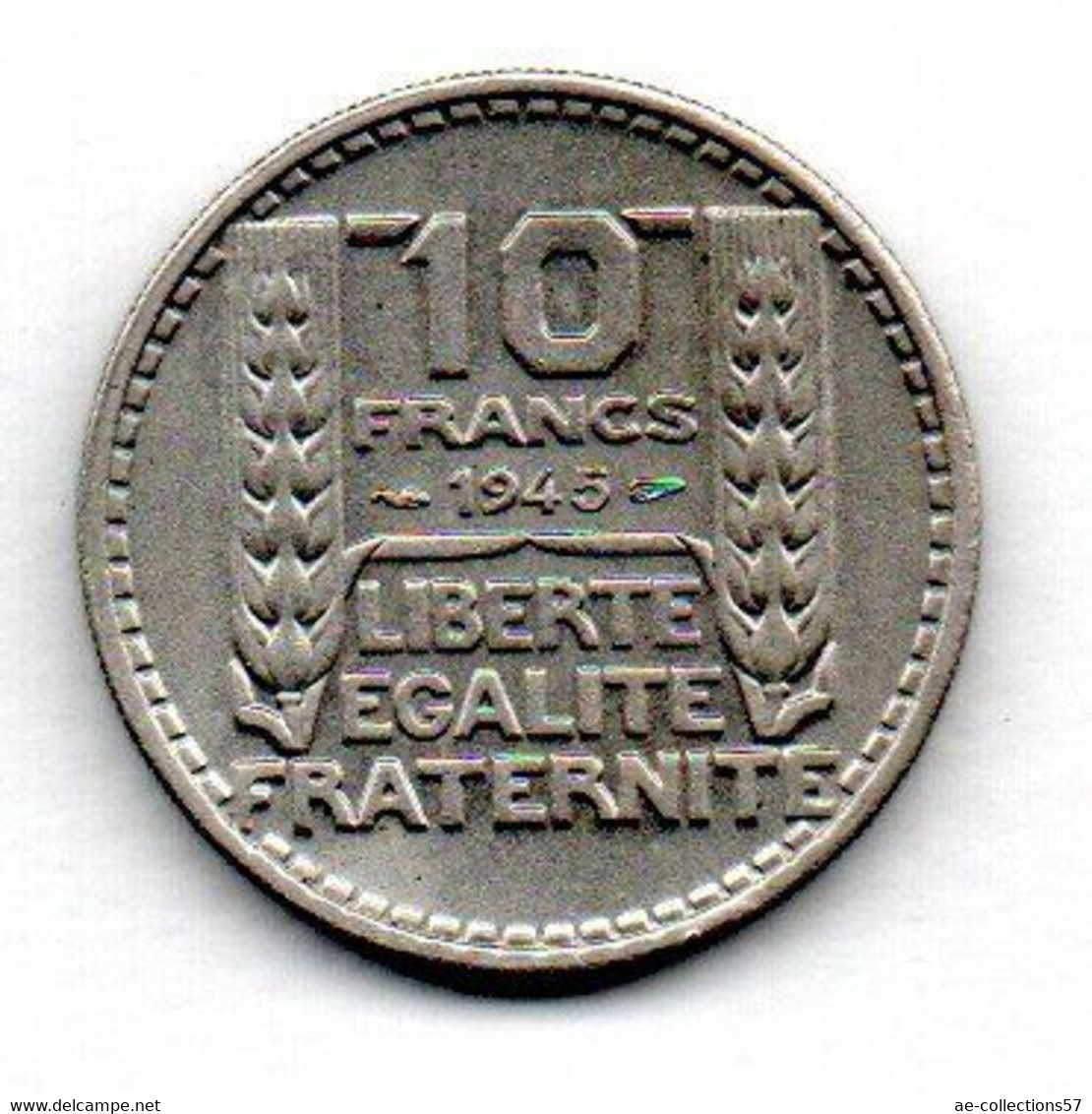 10 Francs  --    1945    RC  --  TTB - - Other & Unclassified