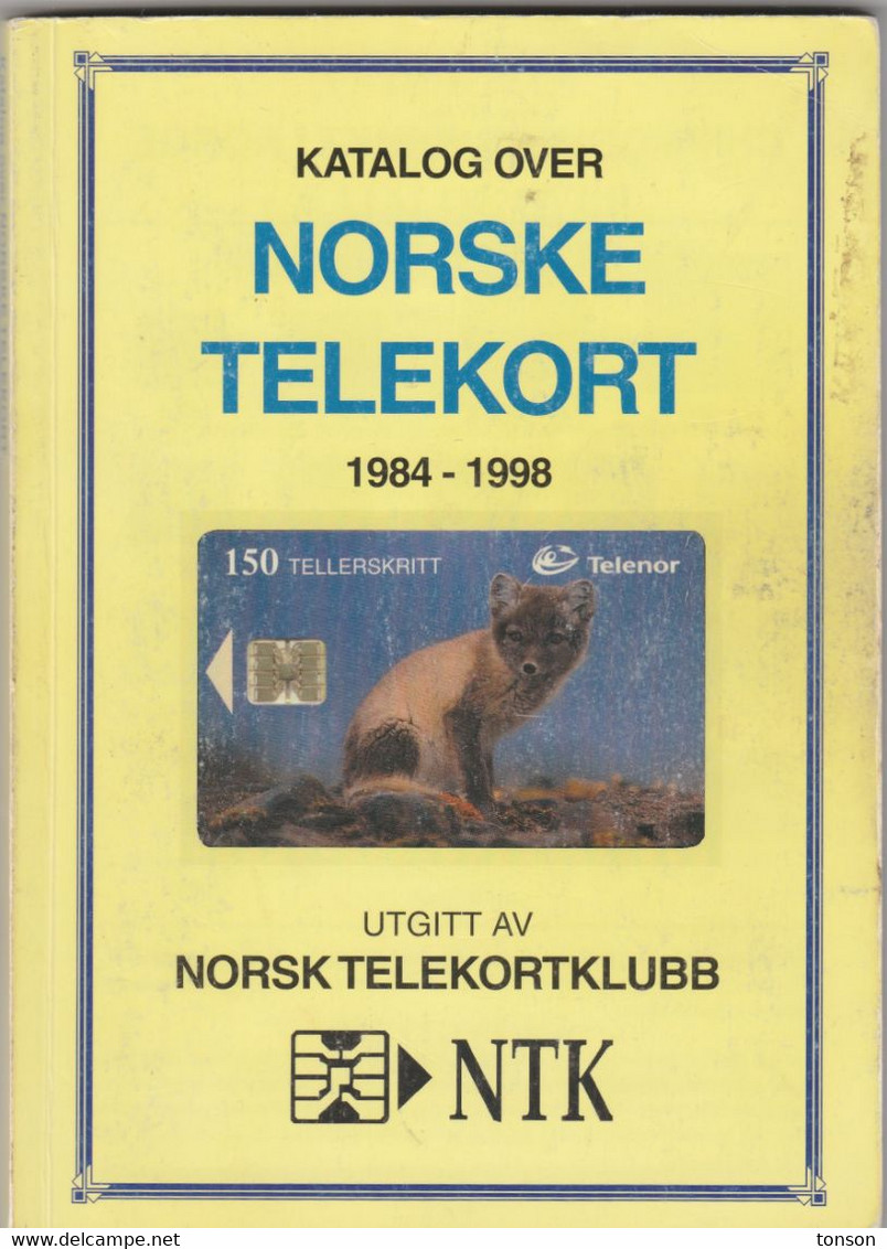 Catalogue Of Norwegian Phonecards, 1984 - 1998, 5 Scans - Supplies And Equipment