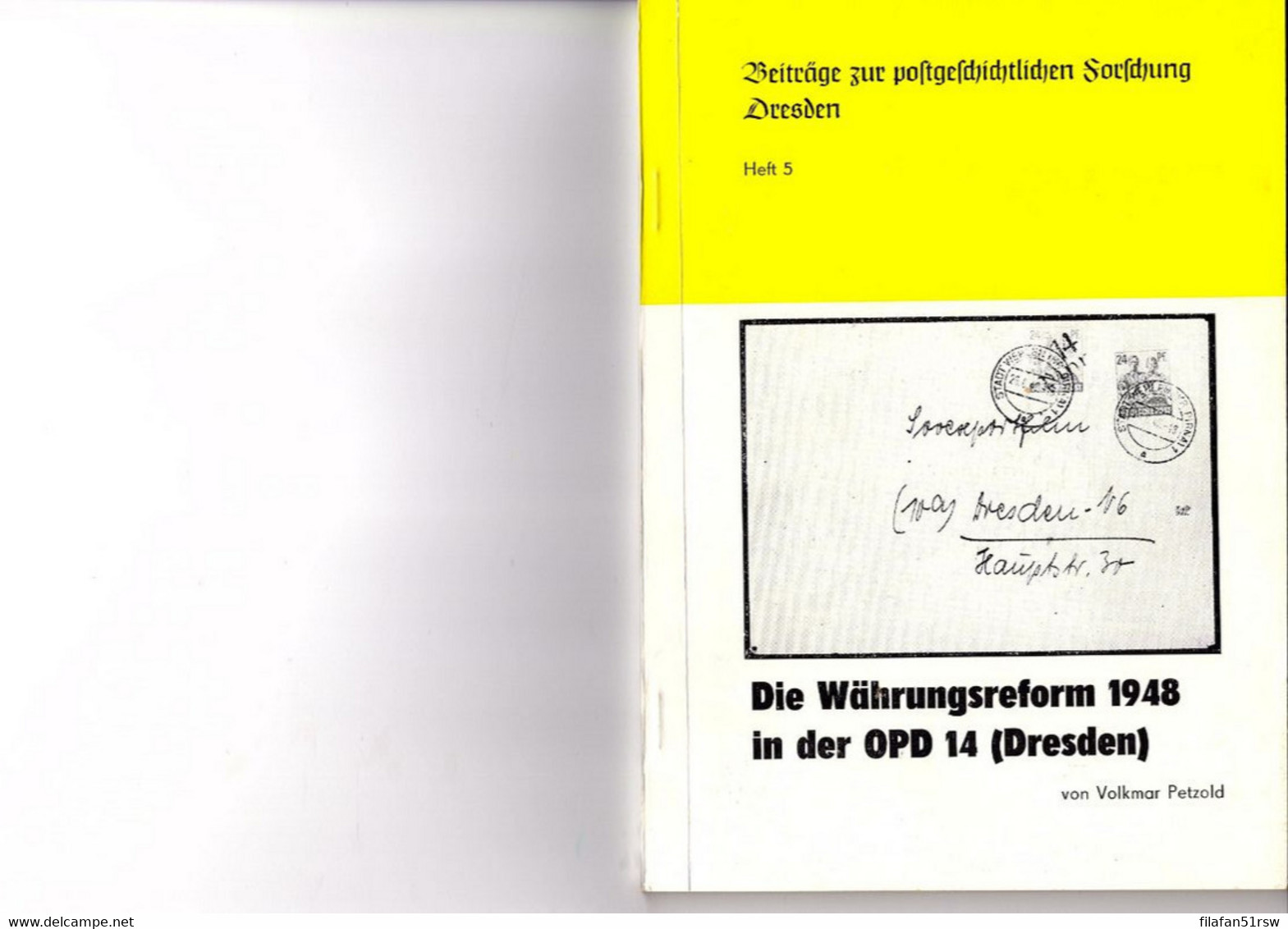 Zum Postwesen In Dresden Während Der Revolutionären Erhebung Im Mai 1849, Kulturbund, Heft 4, Günter Holfert - Autres & Non Classés