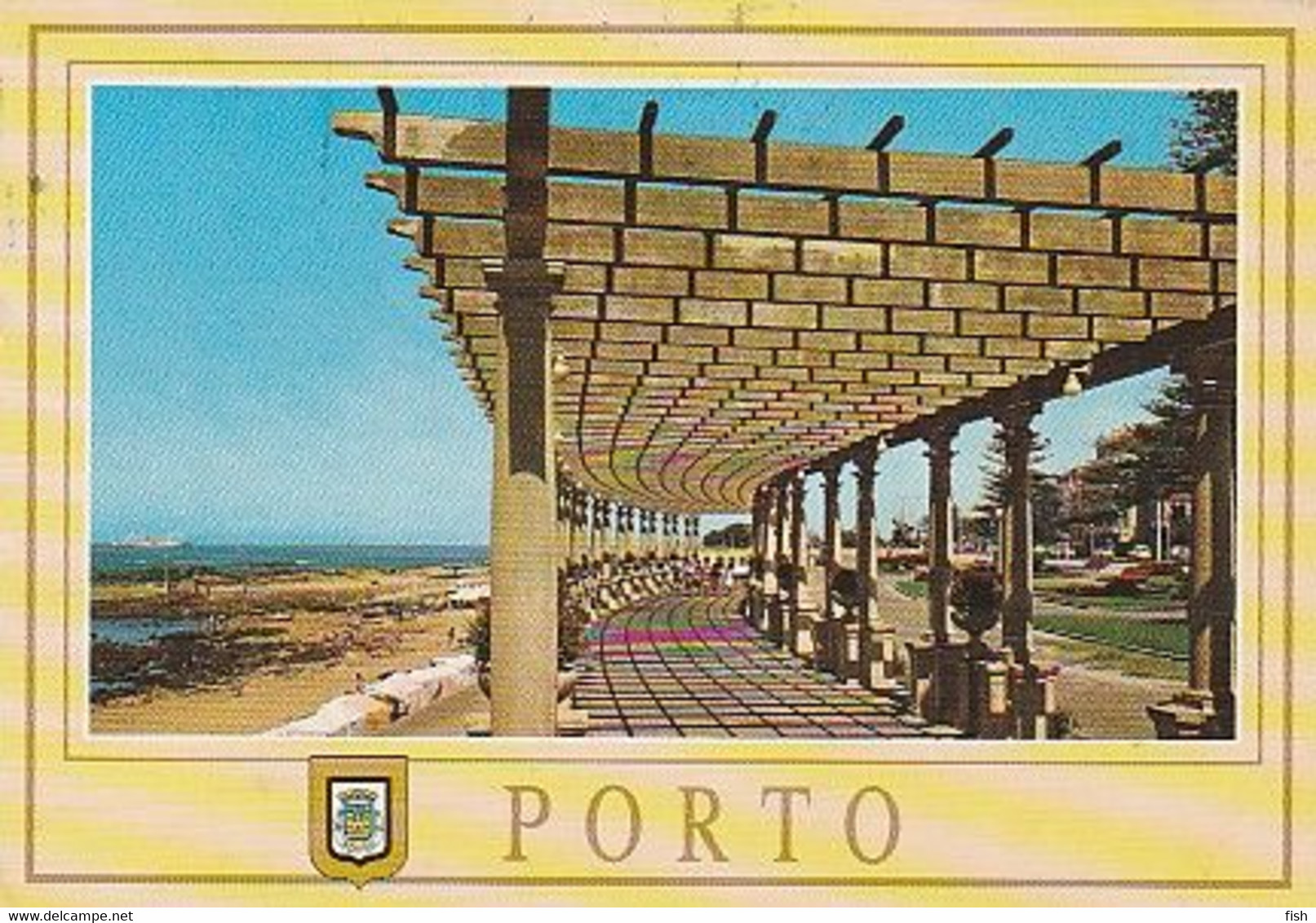Portugal & Marcofilia, Porto, Pérgula Da Foz Do Douro, Den Haag  Netherlands 1990 (9) - Covers & Documents