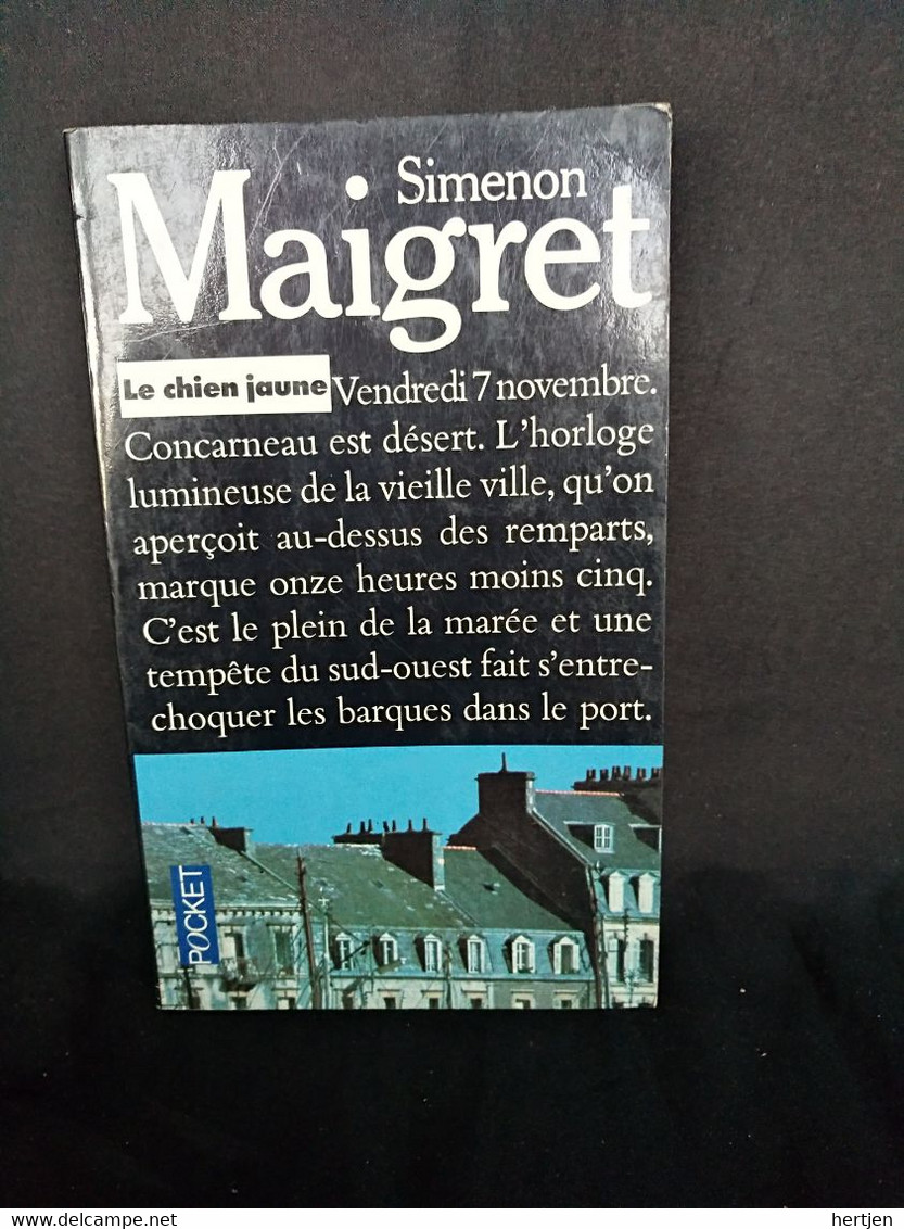 Maigret Le Chien Jaune -Georges Simenon - Belgische Schrijvers