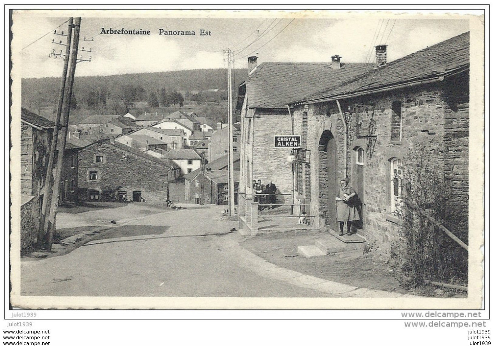 ARBREFONTAINE ..-- LIERNEUX ..-- Vers FRANCE . Voir Verso . - Lierneux