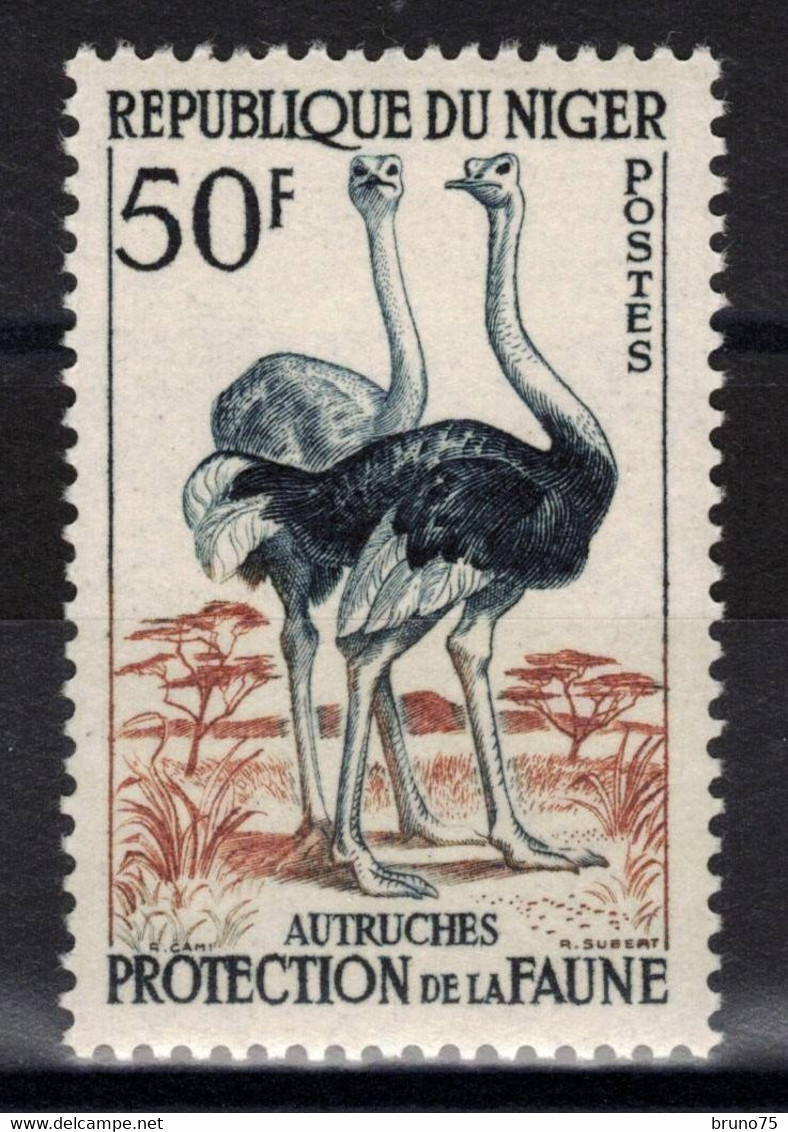 Autruches - Niger - YT 105 ** MNH - Straussen- Und Laufvögel