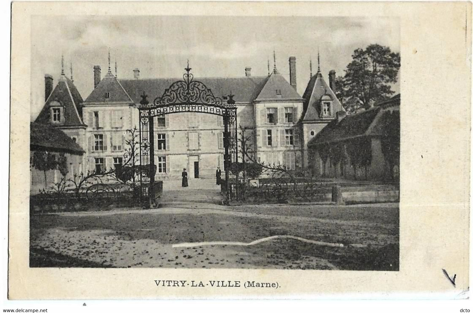 VITRY-la-VILLE (51) Marne, Le Château, Envoi 1916 - Vitry-la-Ville