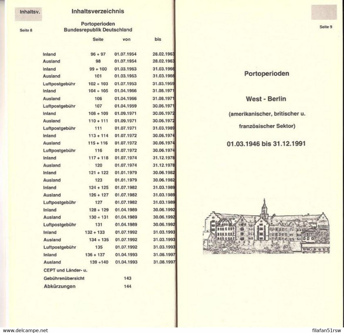 Porto - Fibel Deutschland, BRD, West-Bl., DDR, 1946 Bis 1997, Weber, Bley, D. Weber, Stollberger BM - Postal Rates