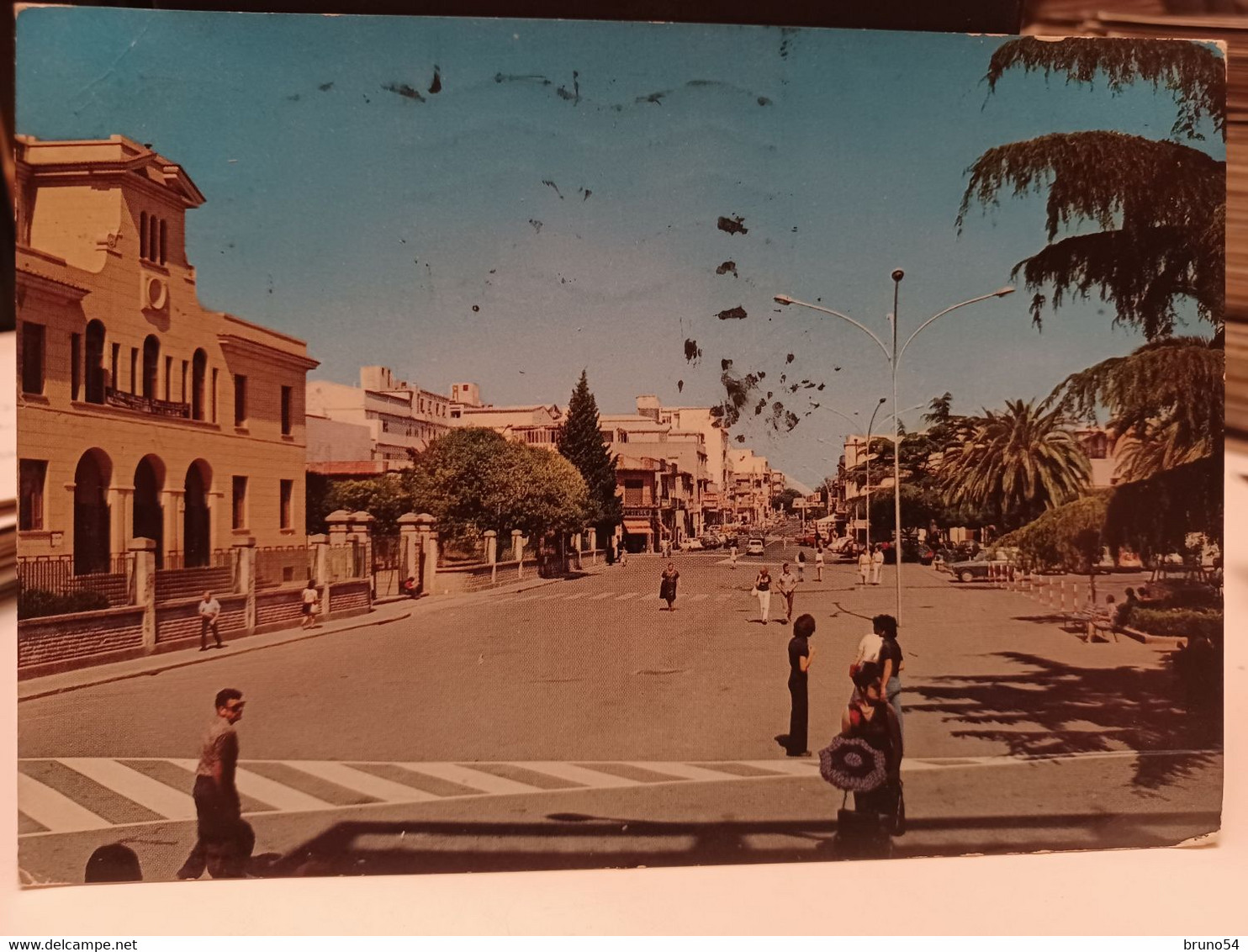 Cartolina Vibo Valentia Piazza Martiri D'Ungheria 1975 - Vibo Valentia