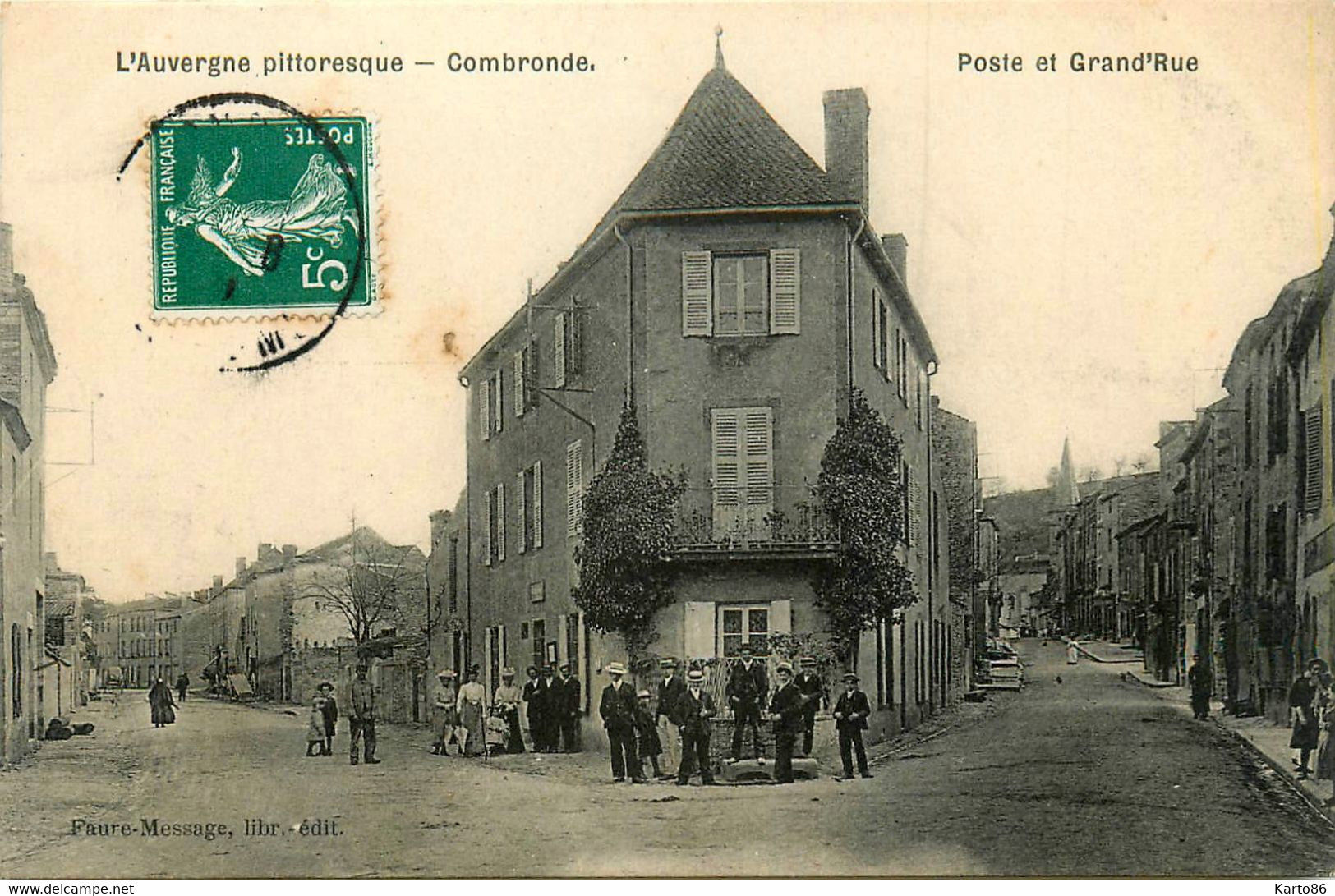 Combronde * Poste Et Grand'rue - Combronde