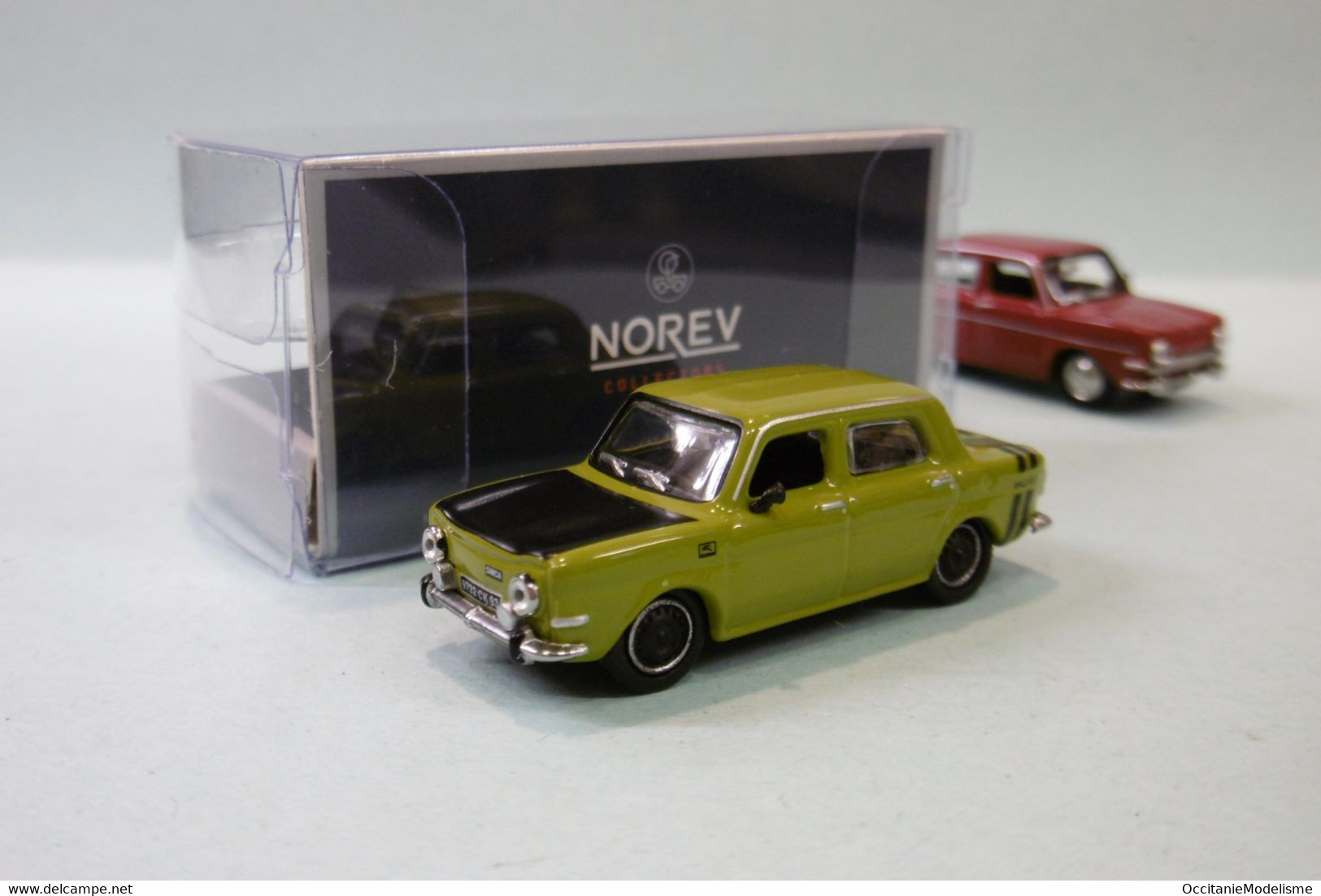 Norev - SIMCA 1000 Rallye 2 1974 Vert Acide Réf. 571096 Neuf NBO HO 1/87 - Road Vehicles