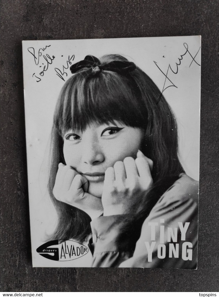 DISQUES SALVADOR AUTOGRAPHE TINY YONG PHOTO ANDRE BERG ANNEES 60 TBE - Accessories & Sleeves