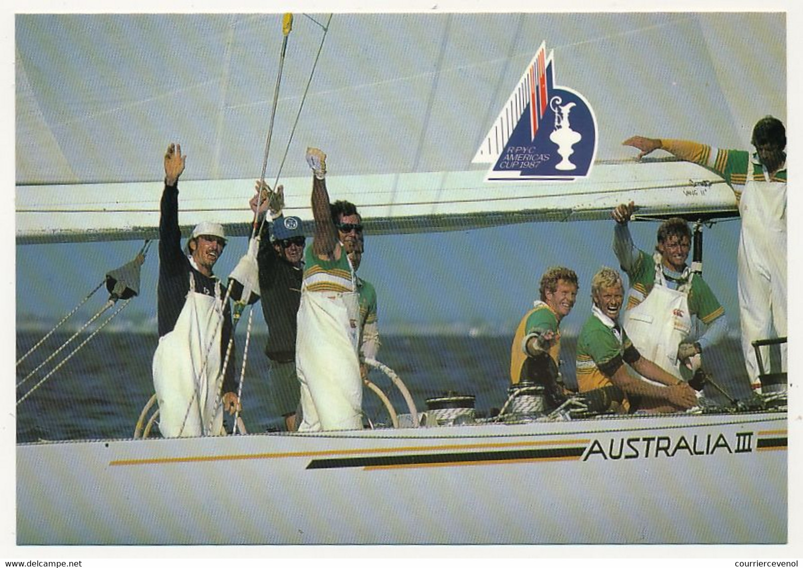 AUSTRALIE - Nautisme / Voile - 5 CPM "The America's Cup" + 1 Sous-bock - Other & Unclassified