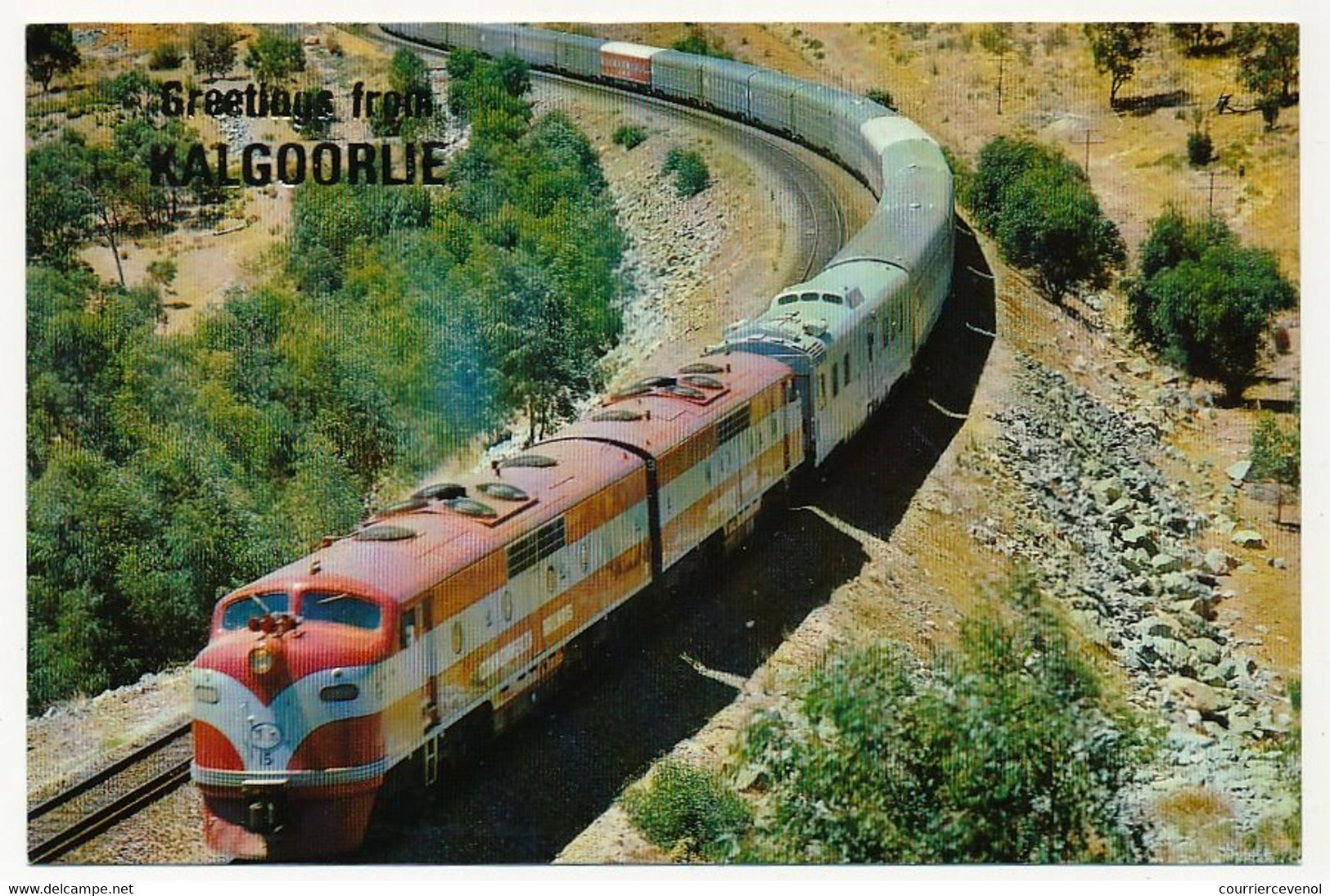 AUSTRALIE - 3 CPM - The Prospector + Trans Australian X 2 - Trains