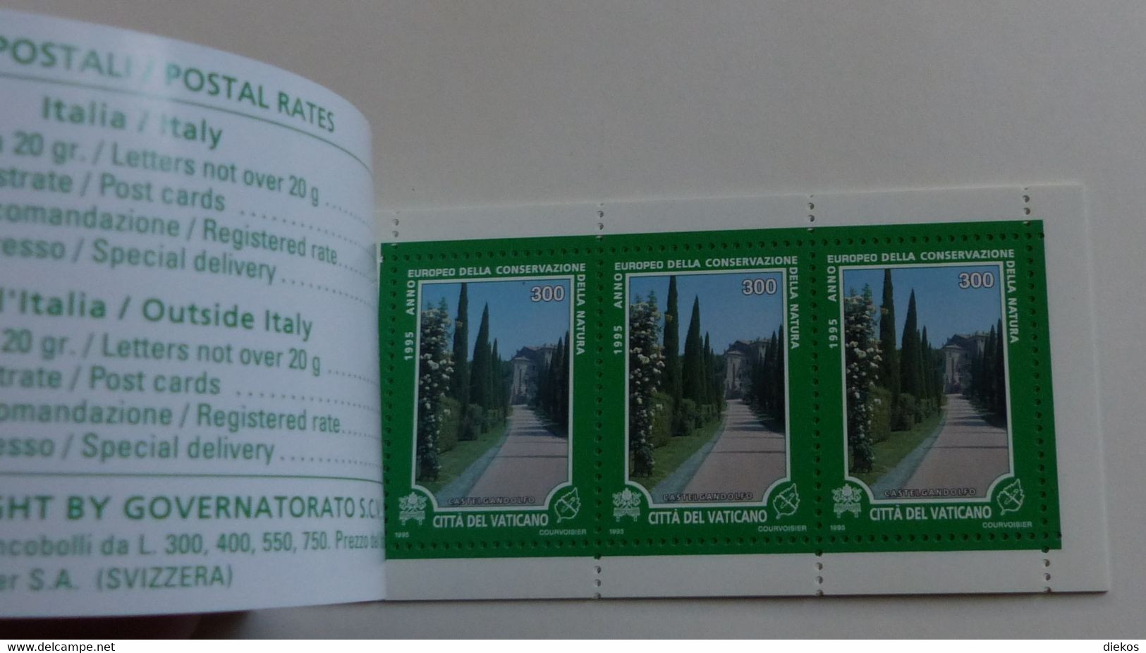 Vatican City 1995 European Nature Booklet MNH** #5713 - Booklets