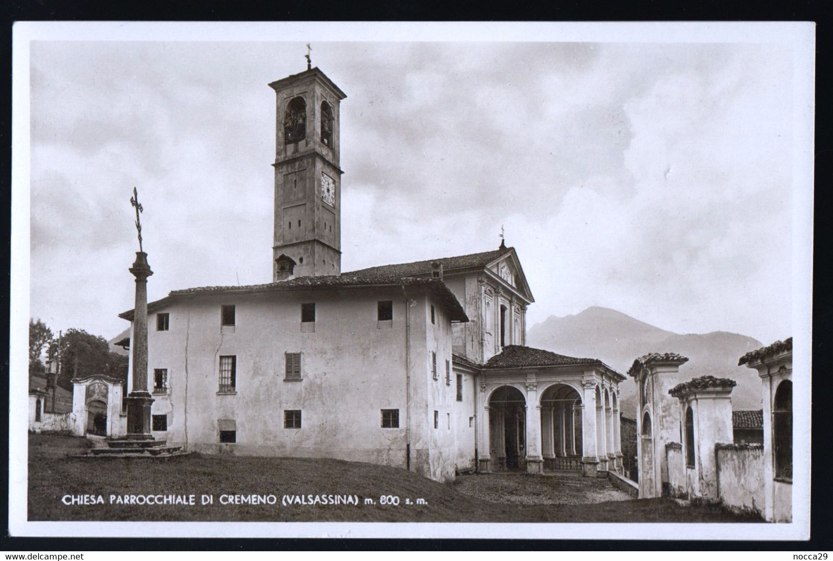 CREMENO - VALSASSINA - LECCO - ANNI 20 - CHIESA PARROCCHIALE - Lecco