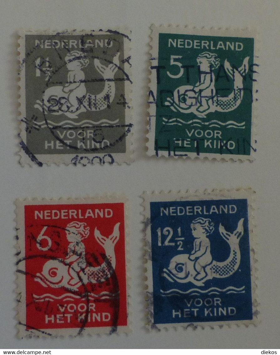 NEDERLAND / NIEDERLANDE  1929     Mi 329 -32  Gestempelt Used   #5717 - Usados