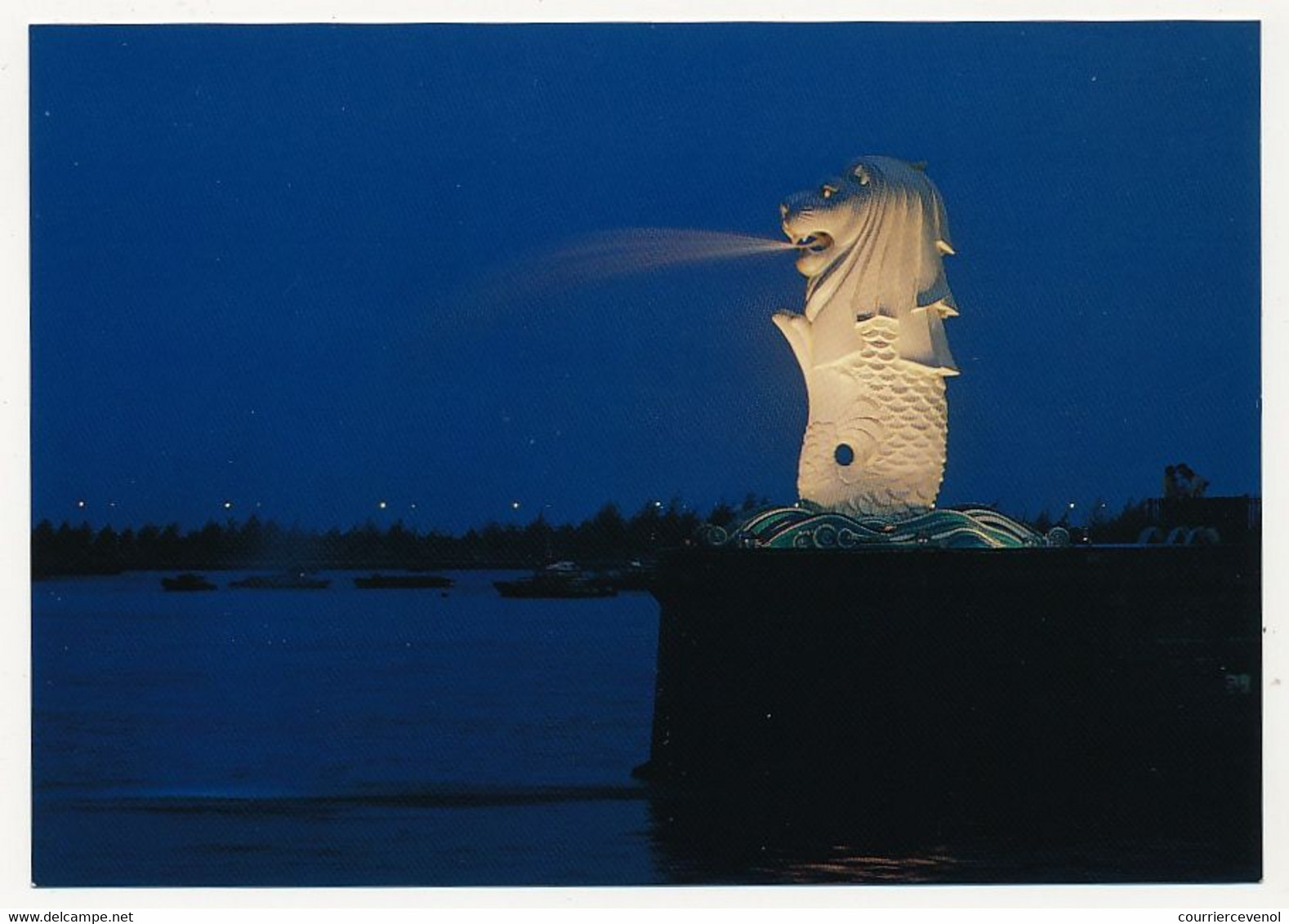 2 CPM - SINGAPOUR - Le Merlion, Symbole De Singapour - Singapore