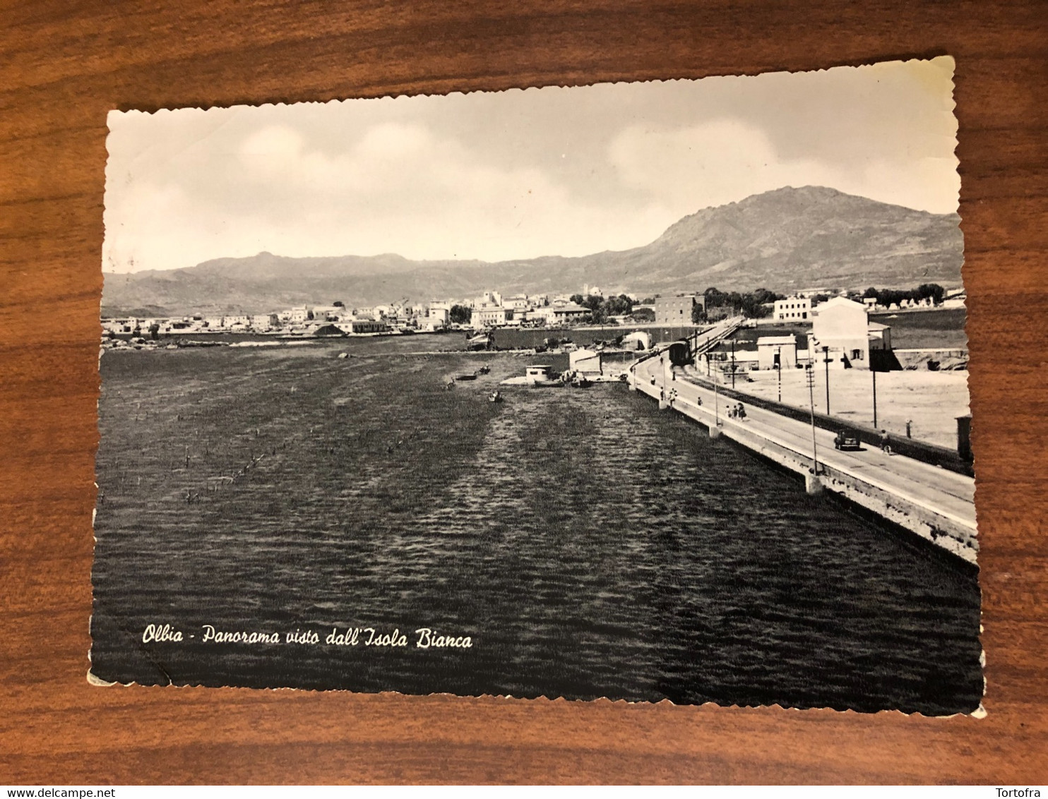 OLBIA ( SASSARI ) PANORAMA VISTO DALL’ISOLA BIANCA 1957 - Sassari