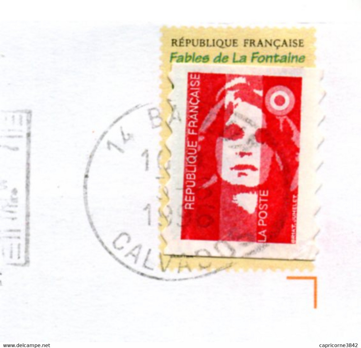 Enveloppe PAP - Fables De La Fontaine "Le Loup Et L'agneau" - Sur Affranchi Avec Tp Marianne De Briat N°2874 - PAP:  Varia (1995-...)