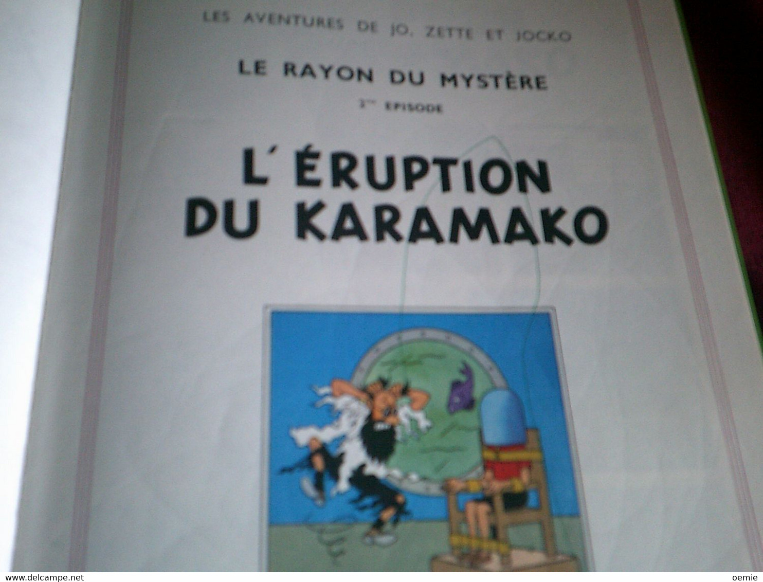 LES AVENTURES DE JO ZETTE ET JOCKO  L' ERUPTION DU KARAMAKO  EDITION 1967 / 0053  / 10 - Jo, Zette & Jocko