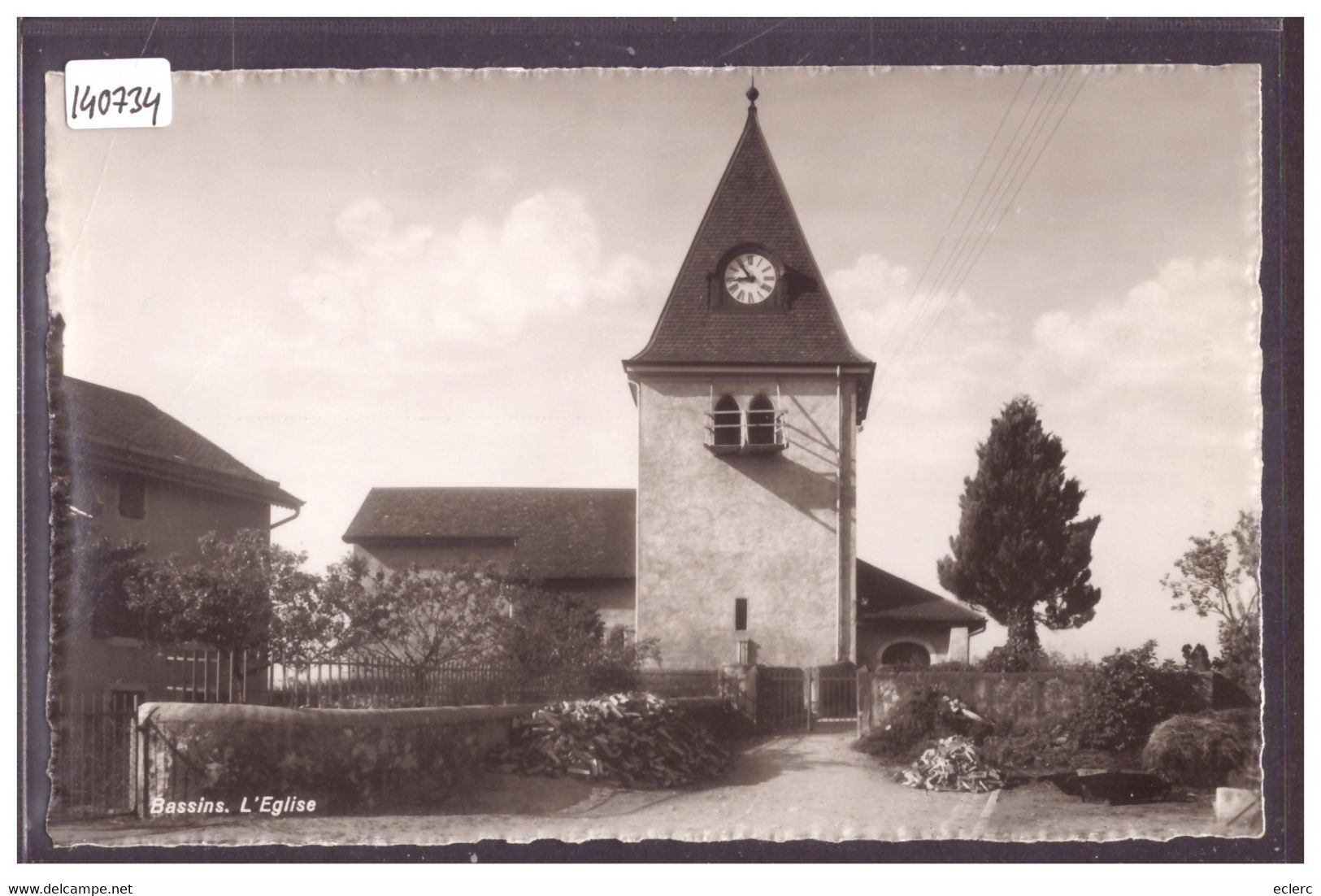 DISTRICT DE NYON - BASSINS - L'EGLISE - TB - Bassins