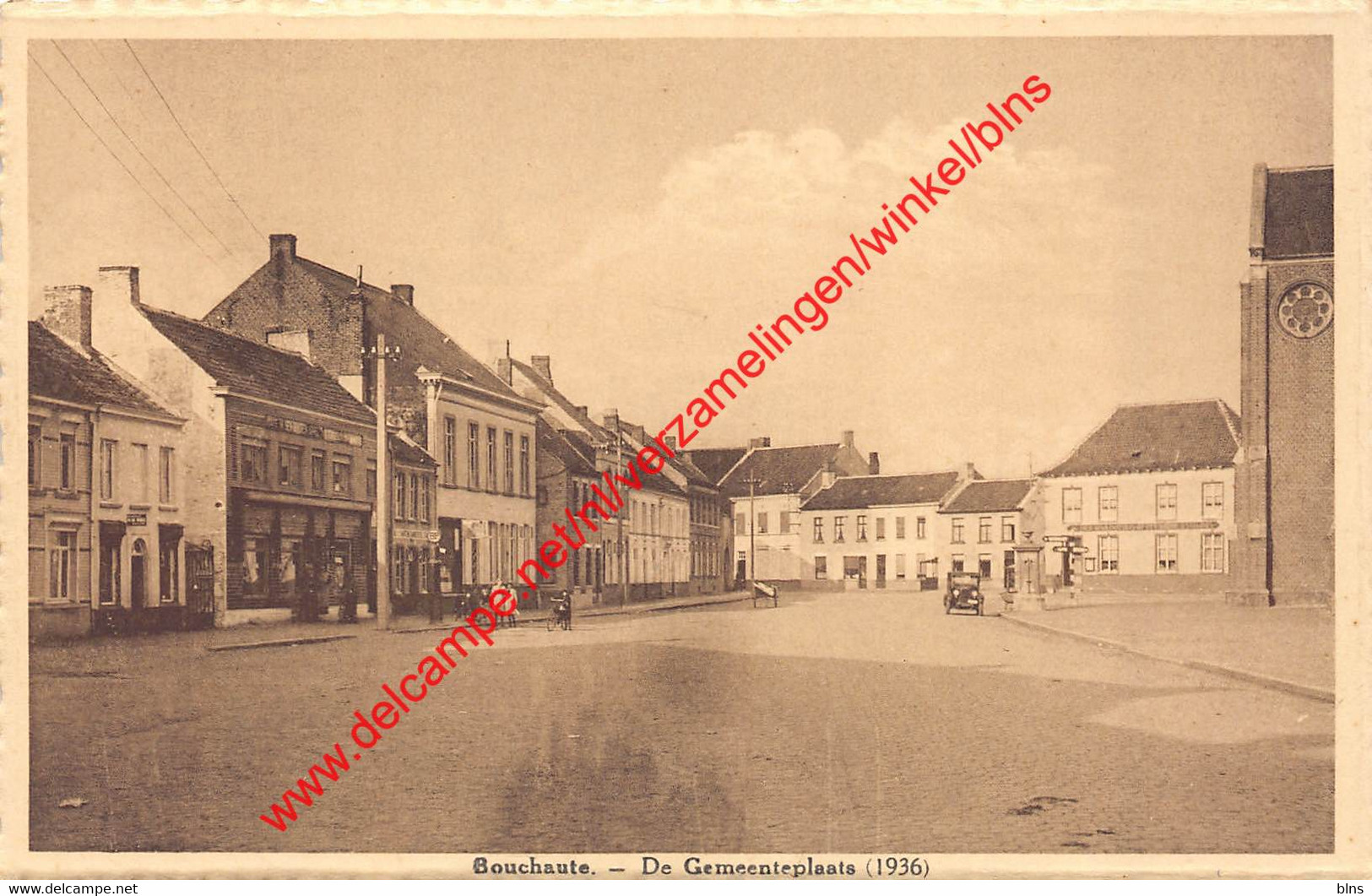De Gemeenteplaats 1936 Bouchaute - Boekhoute - Assenede