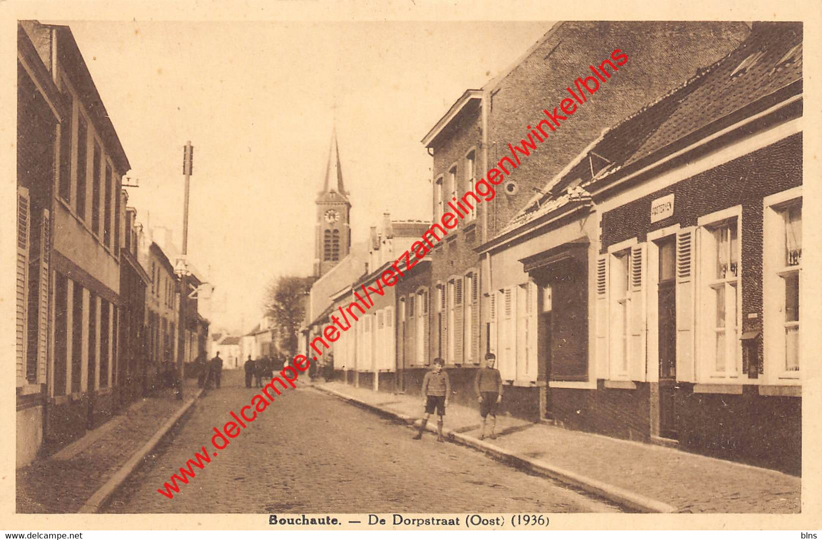 De Dorpstraat Oost 1936 Bouchaute - Boekhoute - Assenede