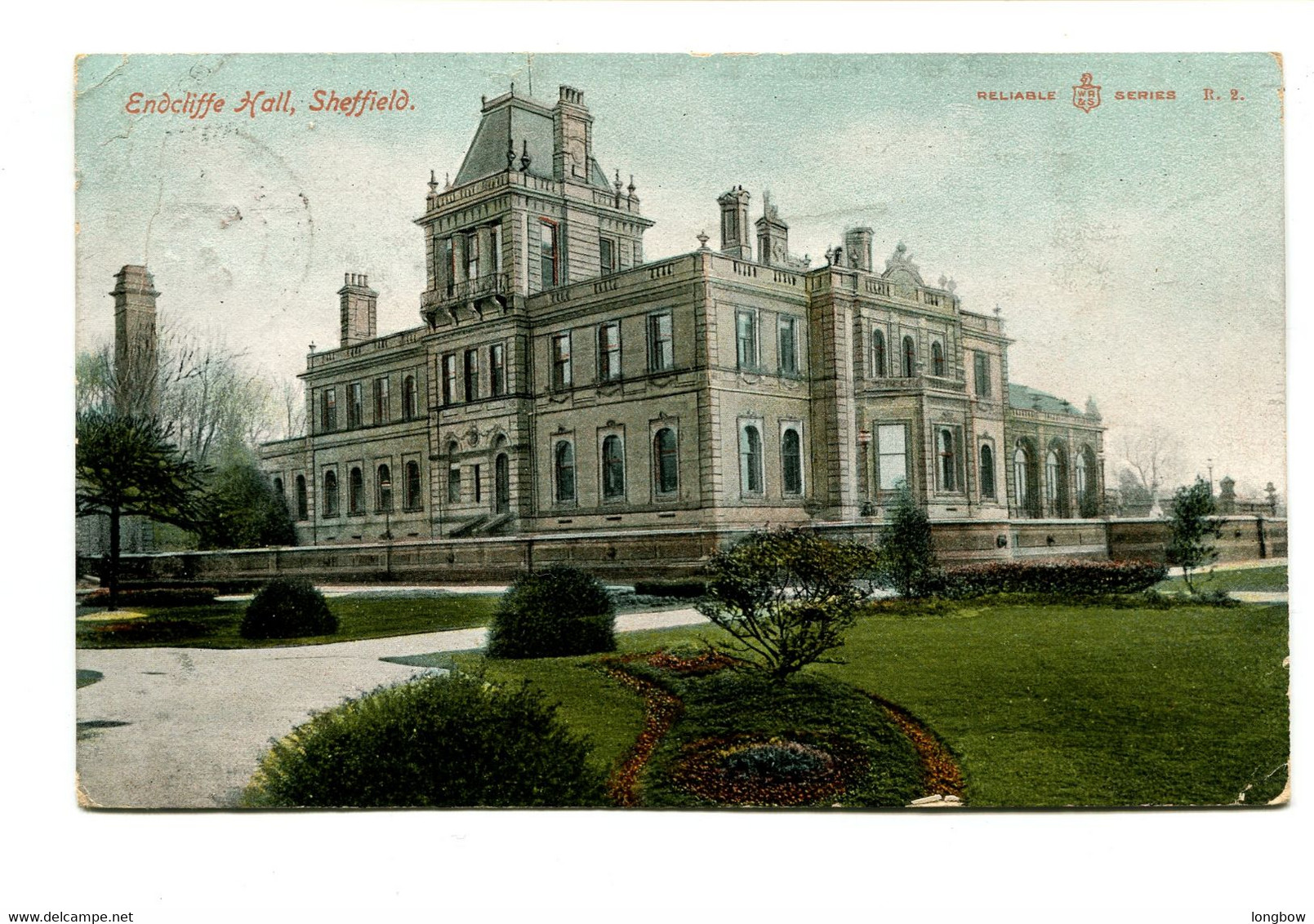 Sheffield Endcliffe Hall , Yorkshire ,1906 # Reliable Series # - Sheffield