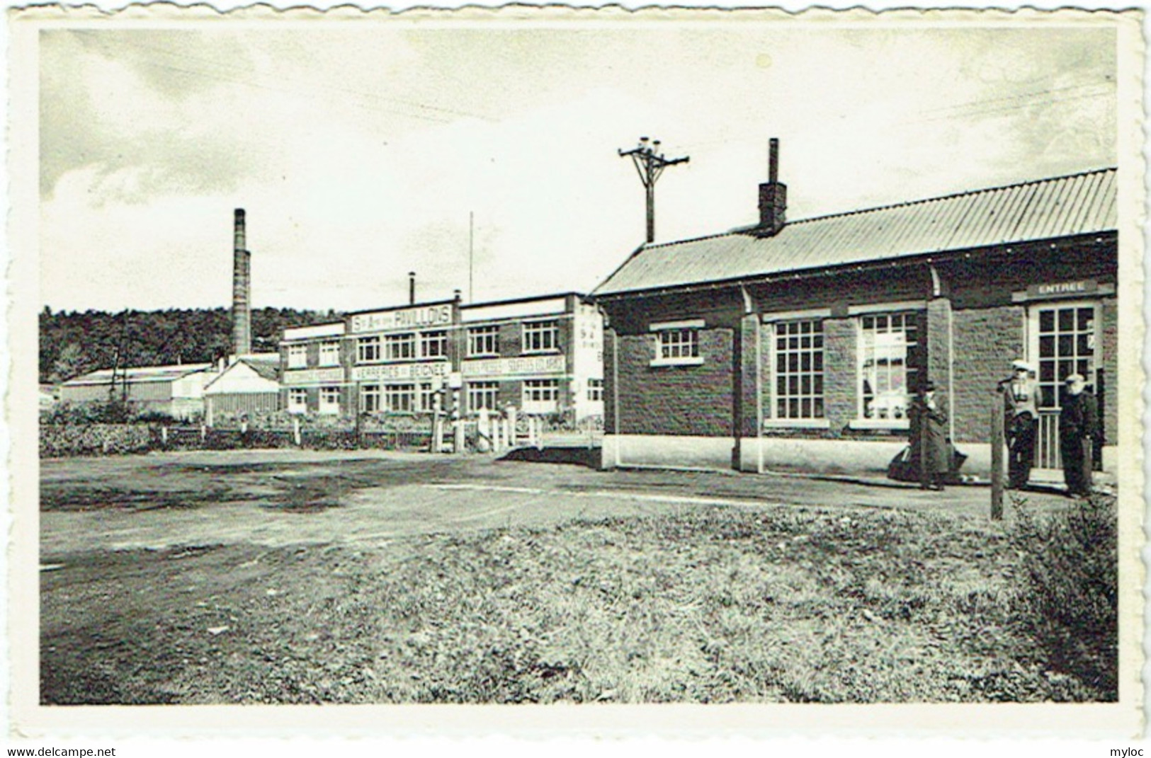 Beignée. Gare Et Verrerie. Rare. - Ham-sur-Heure-Nalinnes