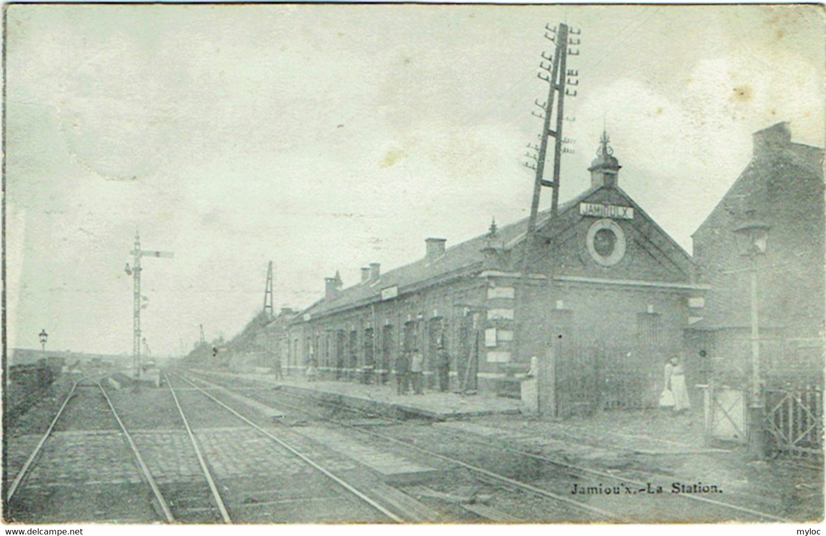 Jamioulx. Station. Gare. - Ham-sur-Heure-Nalinnes