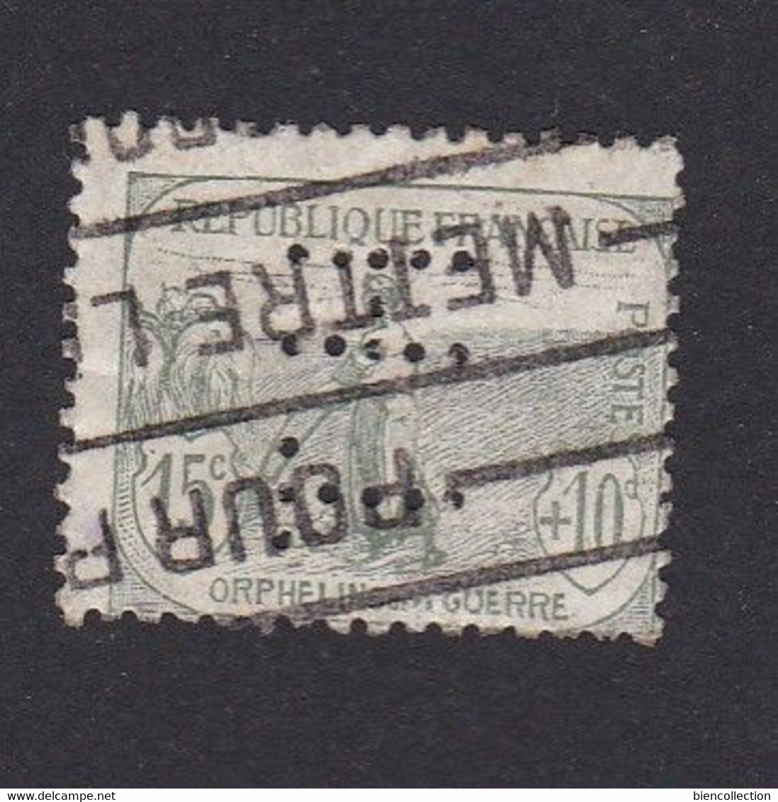 Timbre No 150 1ere Orphelin Perforé HT Thomson-Houston - Other & Unclassified