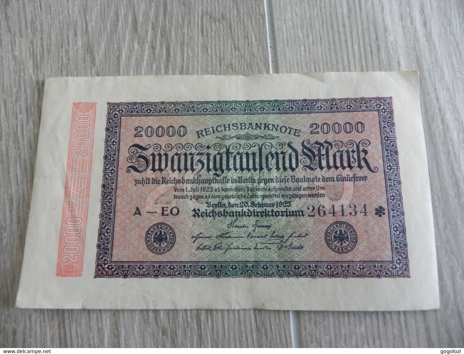 Deutschland 20'000 Mark 1923 - 20.000 Mark