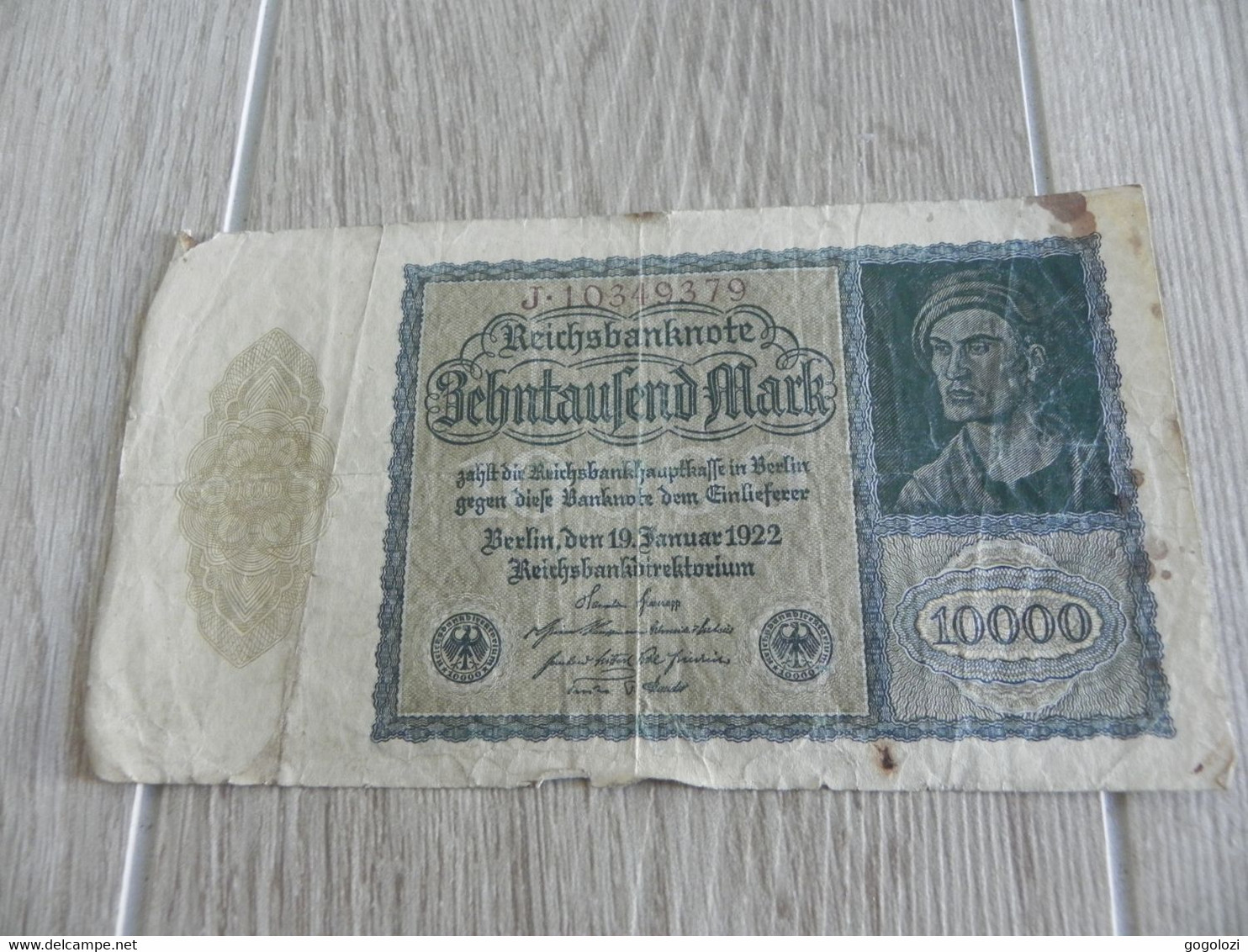 Deutschland 10'000 Mark 1922 - 10.000 Mark