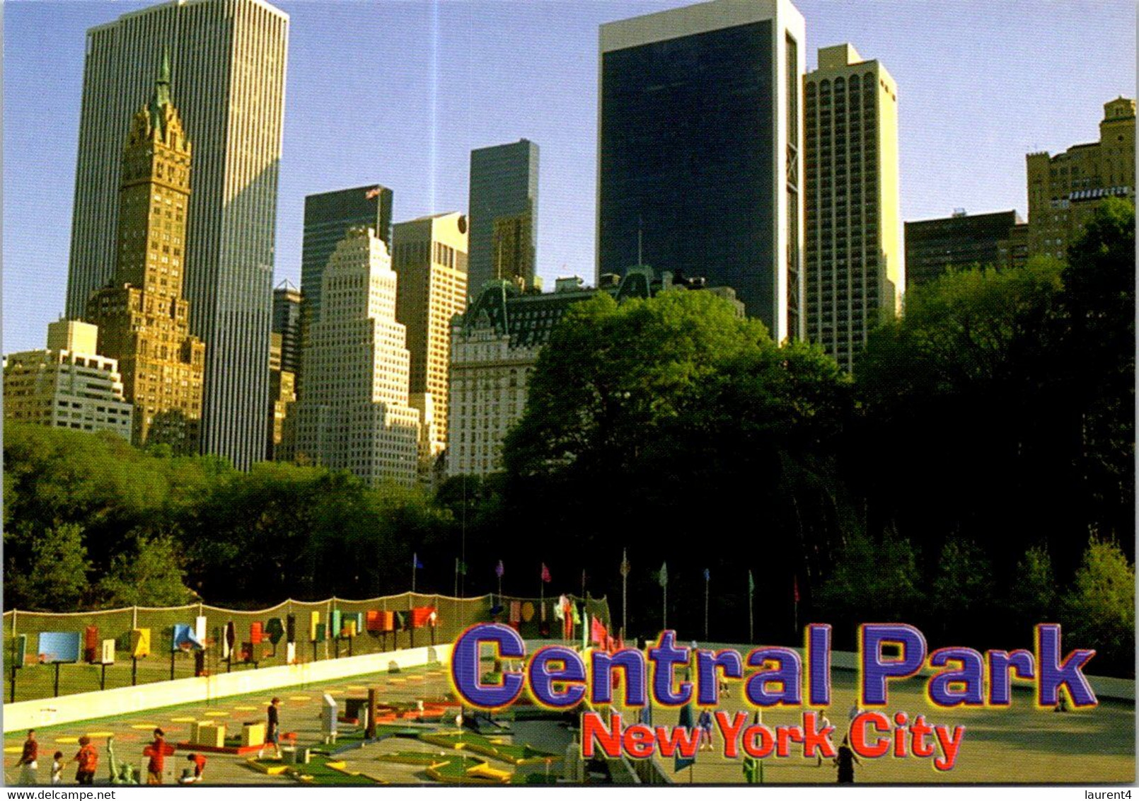 (3 G 15) USA - New York City (2 Postcards) Central Park - Central Park