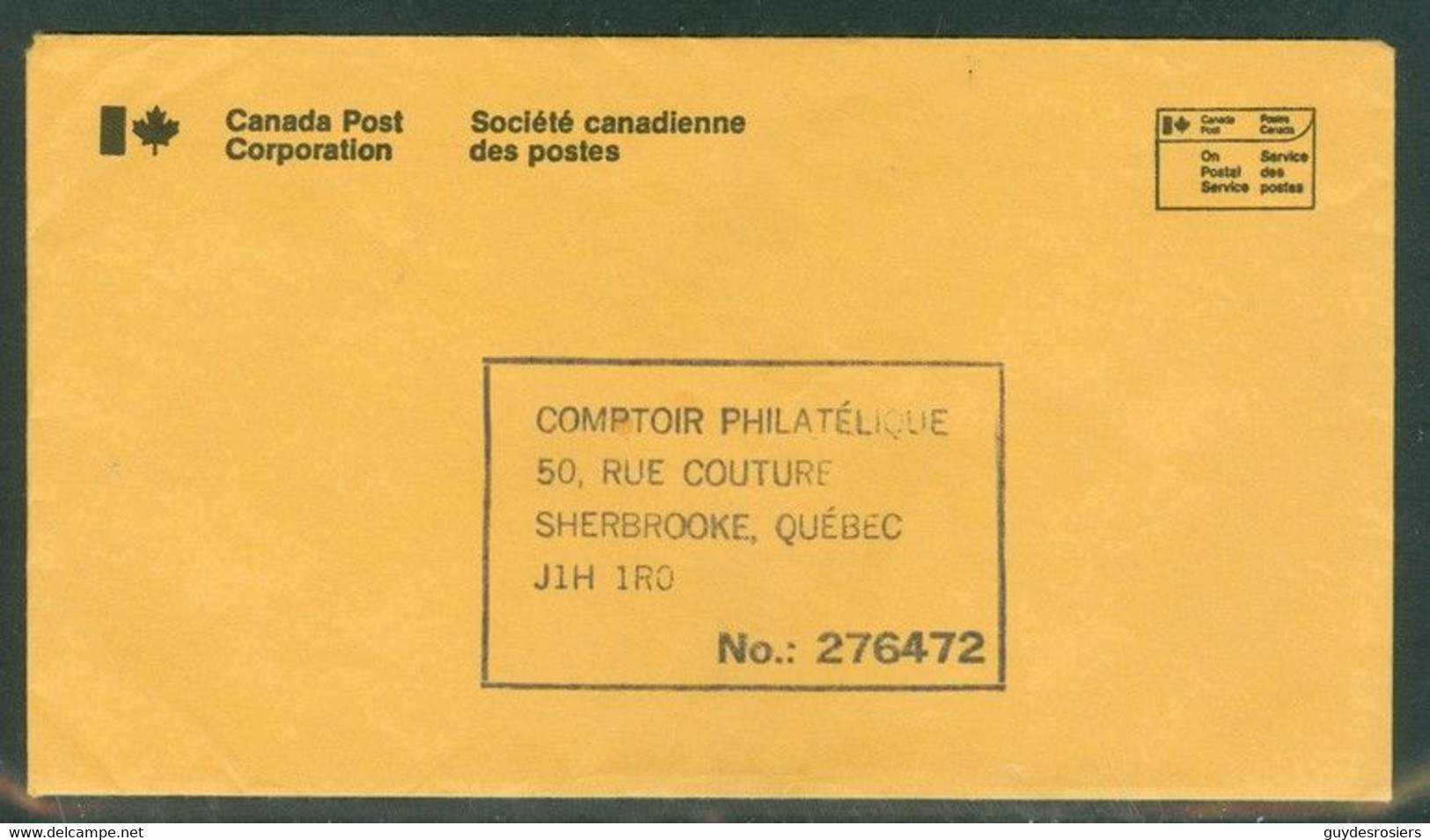 Enveloppe 16.5cm X 9cm Envelope; COMPTOIR PHILATÉLIQUE; N'existe Plus / Closed Now (7370) - Matériel Et Accessoires