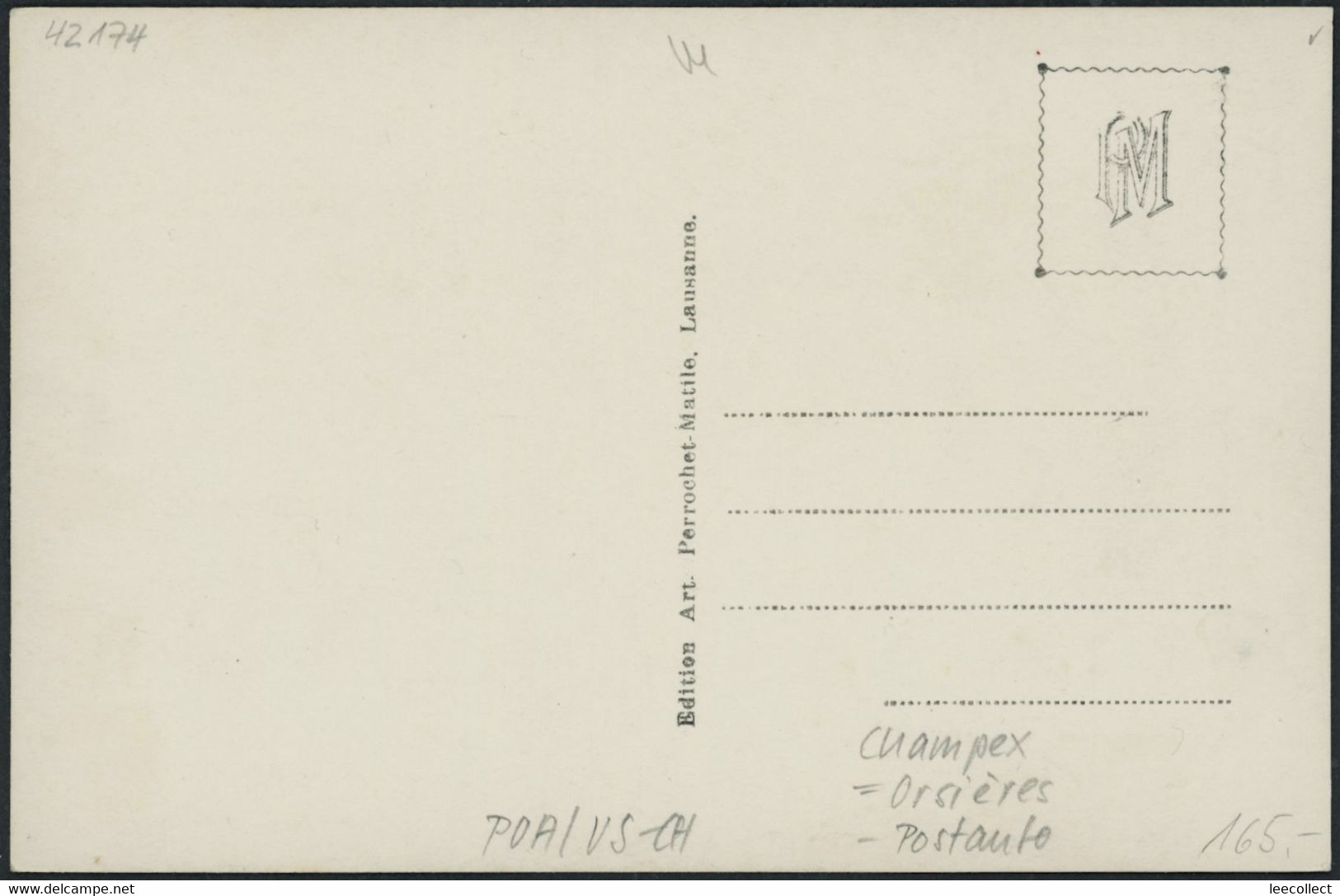 Suisse - VS Champex - Postauto - Orsières - Orsières