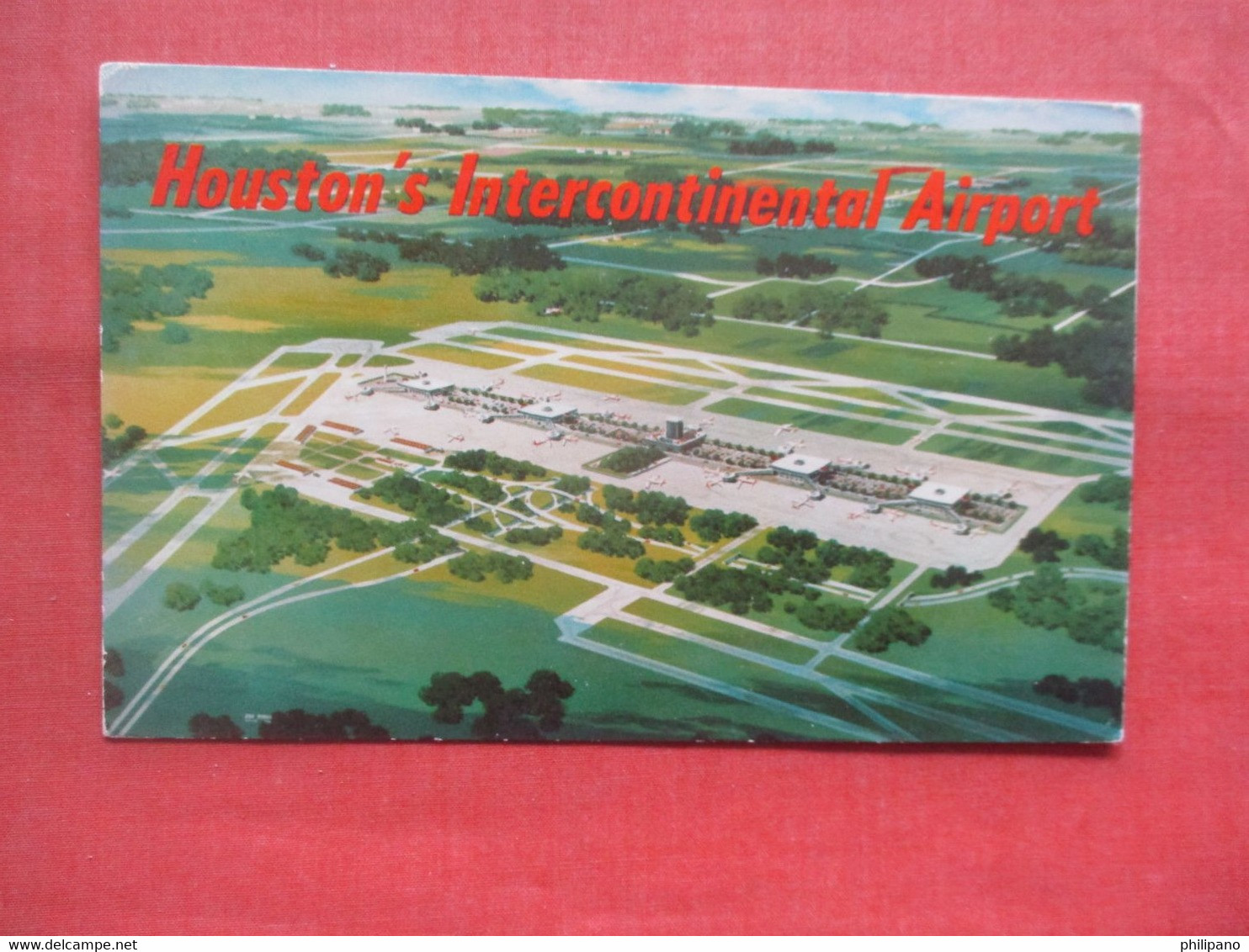 Airport.-   Houston  Intercontinental Airport.  Texas > Houston      Ref 5511 - Houston