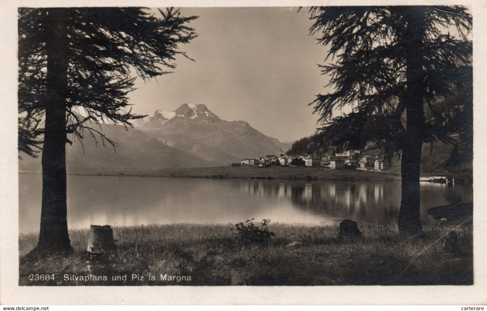 SUISSE,SWITZERLAND,SVIZZERA,HELVETIA,SWISS,GRISONS,SILVAPLANA,LAC DE CHAMPFER,RARE,1925 - Silvaplana